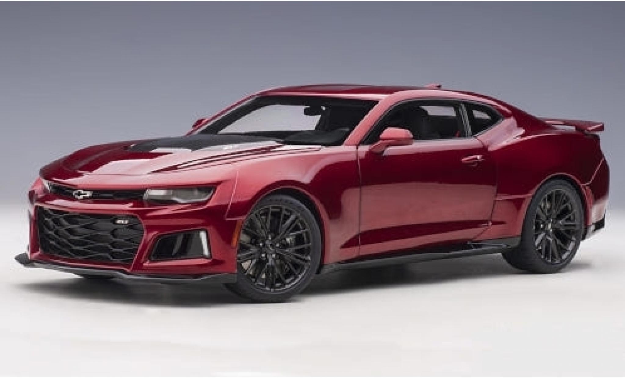 Chevrolet Camaro 1/18 AUTOart ZL1 metallic red/carbon 2017 diecast model cars