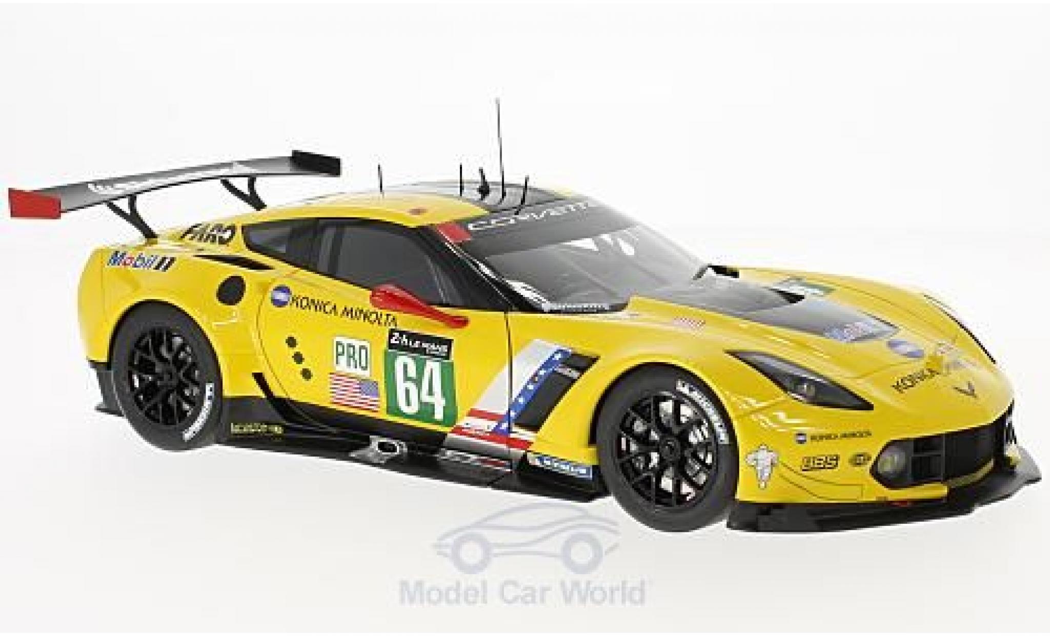 Chevrolet Corvette 1/18 AUTOart C7.R No.64 24h Le Mans 2016 J.Taylor/O.Gavin/T.Milner diecast model cars