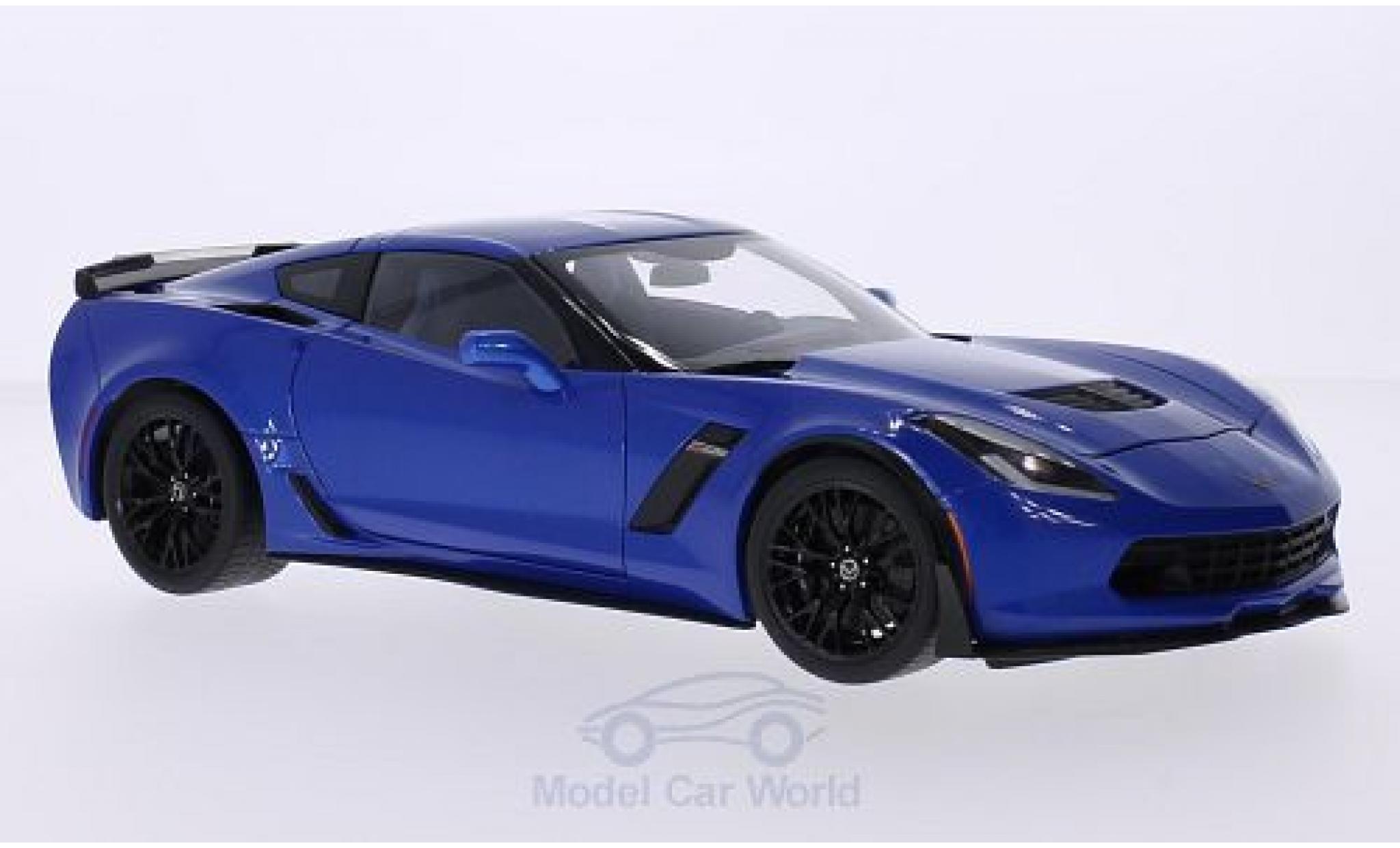 Chevrolet Corvette C7 1/18 AUTOart (C7) Z06 metallic blue 2014 diecast model cars