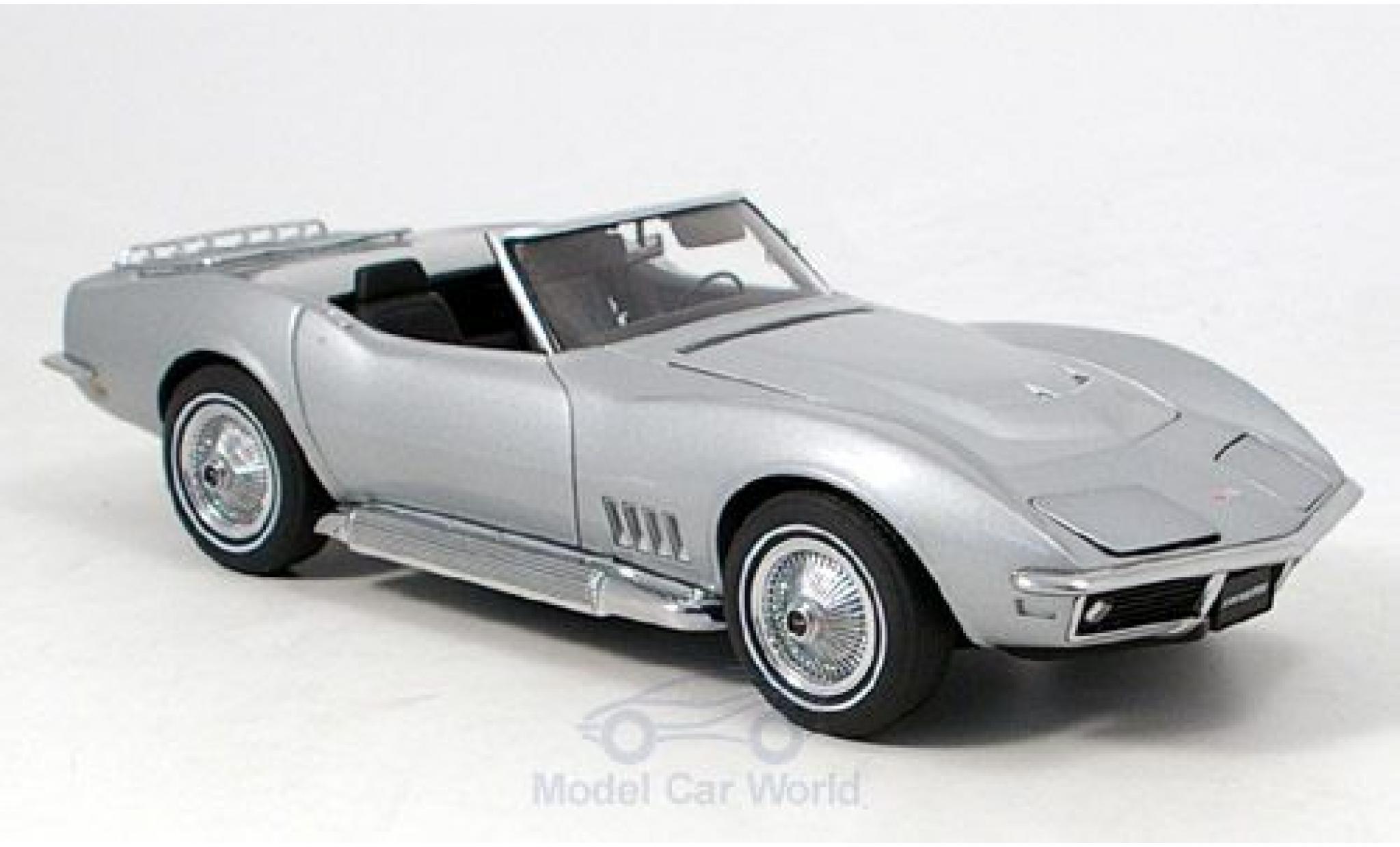 Chevrolet Corvette 1/18 AUTOart grey 1969 diecast model cars