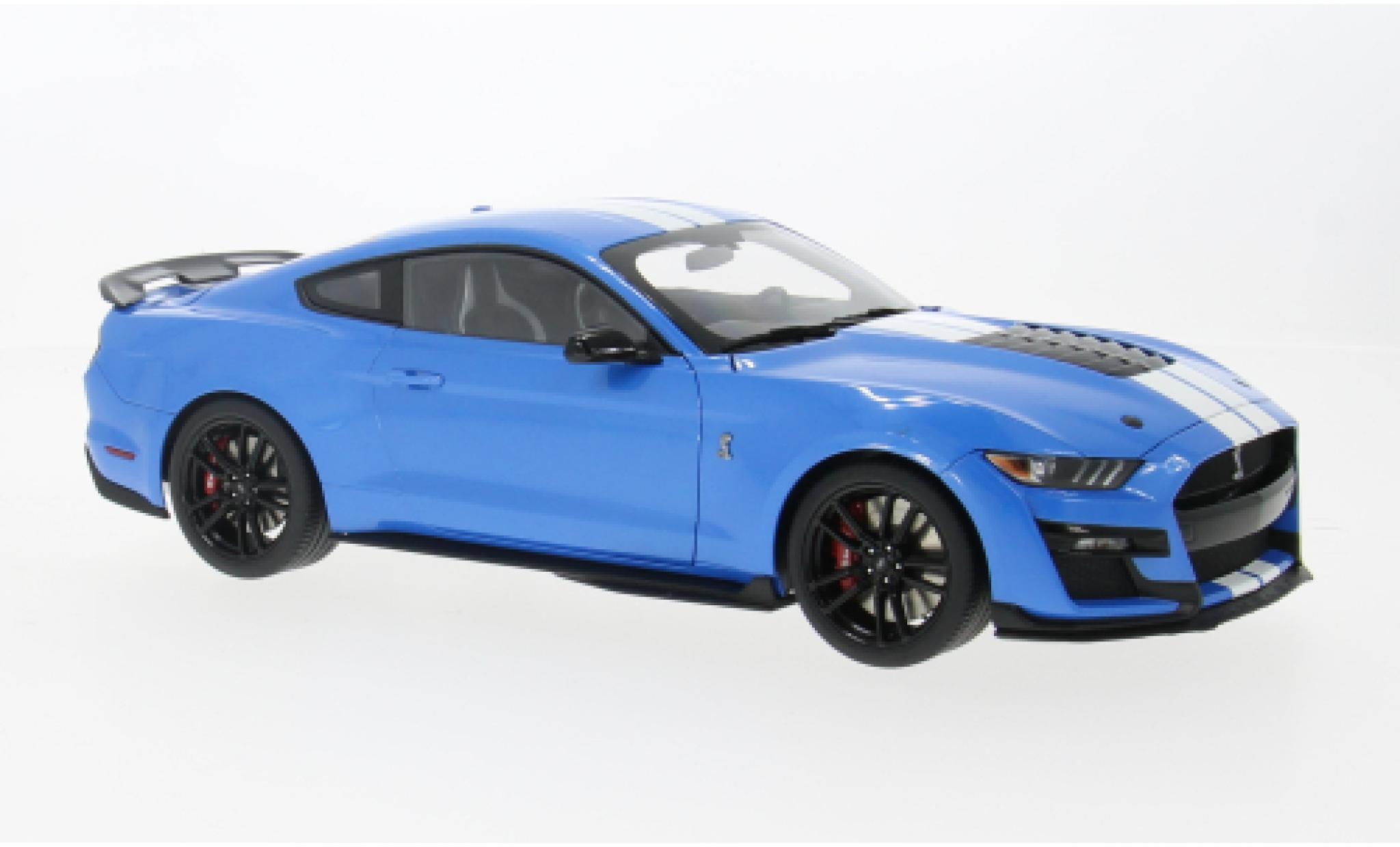 Shelby GT 1/18 AUTOart Ford Mustang 500 blue/white 1:18 diecast model cars