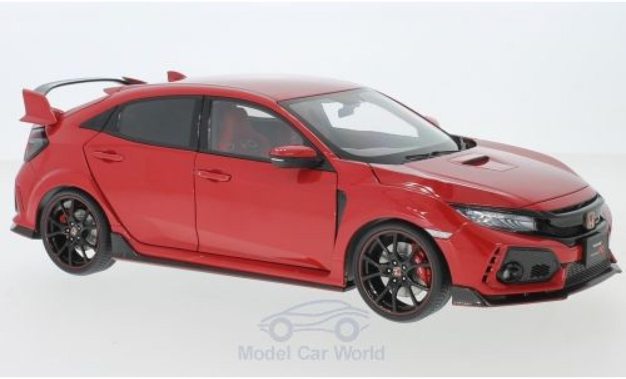 Honda Civic 1/18 AUTOart Type R (FK8) red RHD 2017 diecast model cars