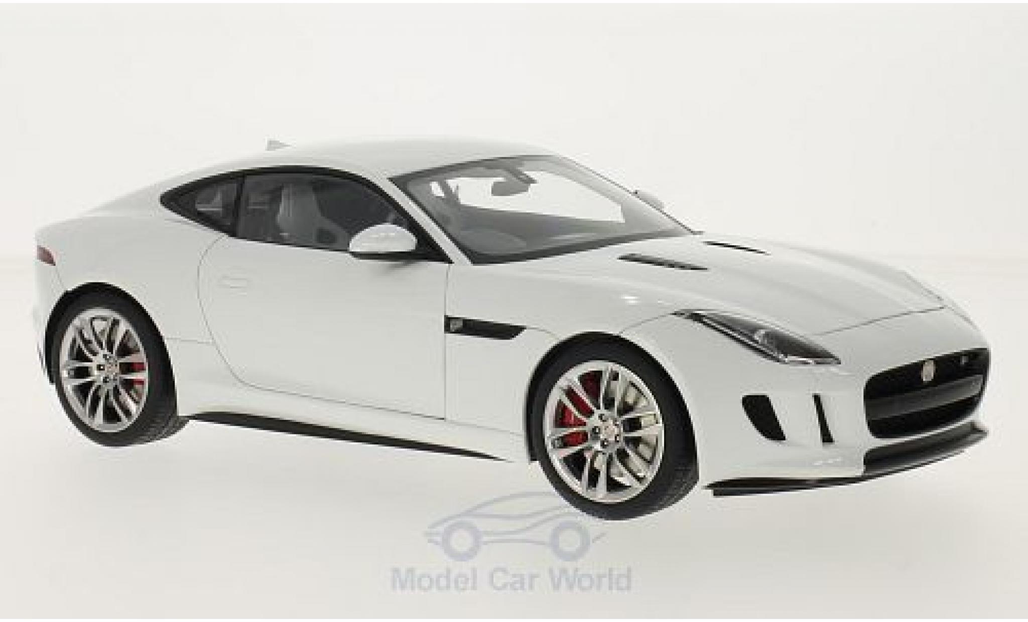 Jaguar F-Type 1/18 AUTOart R Coupe white RHD 2015 diecast model cars