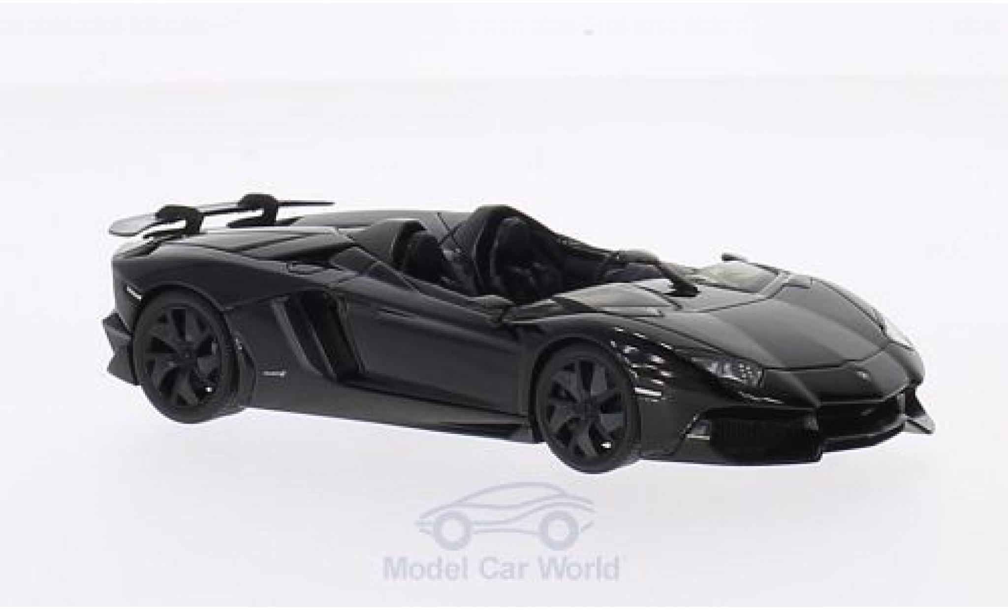 Lamborghini Aventador J 1/43 AUTOart J black 2012 diecast model cars