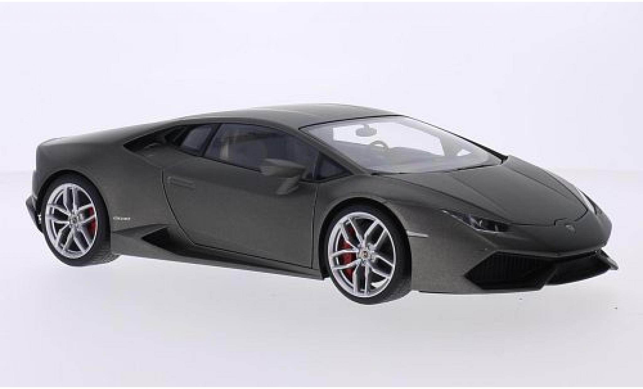 Lamborghini Huracan 1/43 AUTOart LP610-4 matt-grey 2014 diecast model cars