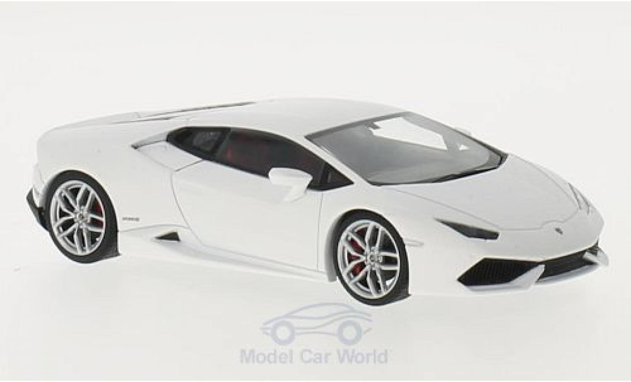 Lamborghini Huracan 1/43 AUTOart LP610-4 matt-white 2014 diecast model cars