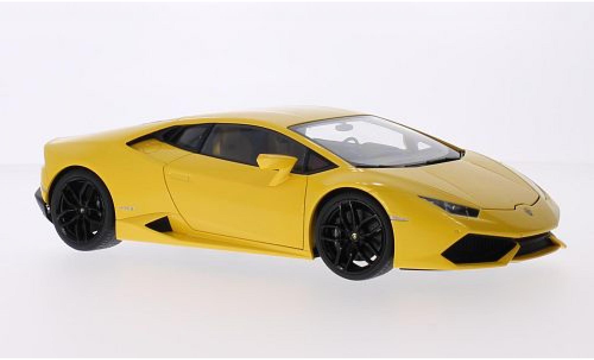 Lamborghini Huracan 1/43 AUTOart LP610-4 metallic yellow 2014 diecast model cars
