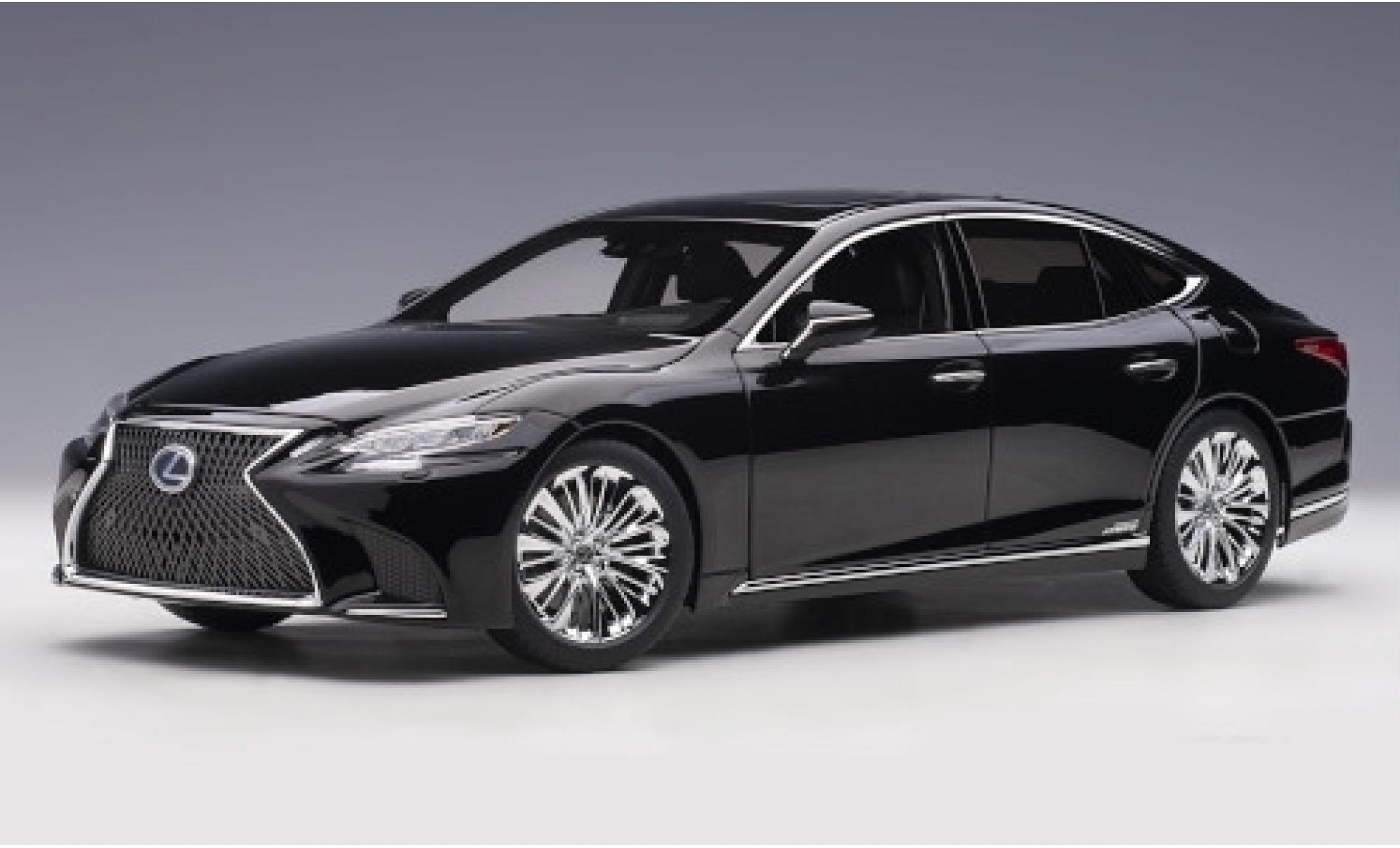 Lexus LS 1/18 AUTOart 500h black 2018 diecast model cars