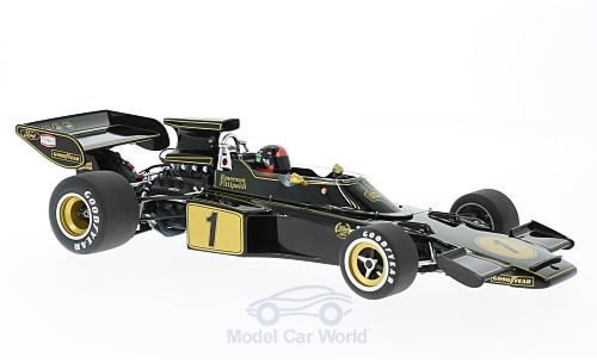Lotus 72 1/18 AUTOart E No.1 Formel 1 1973 mit Fahrerfigur E.Fittipaldi diecast model cars