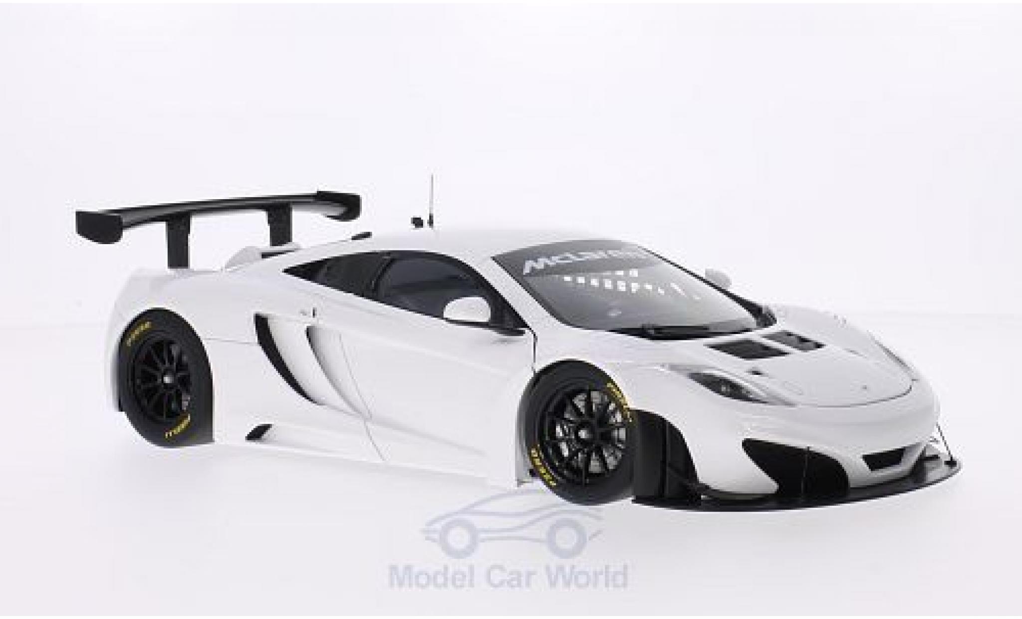 McLaren MP4-12C 1/18 AUTOart 12C GT3 white 2011 diecast model cars