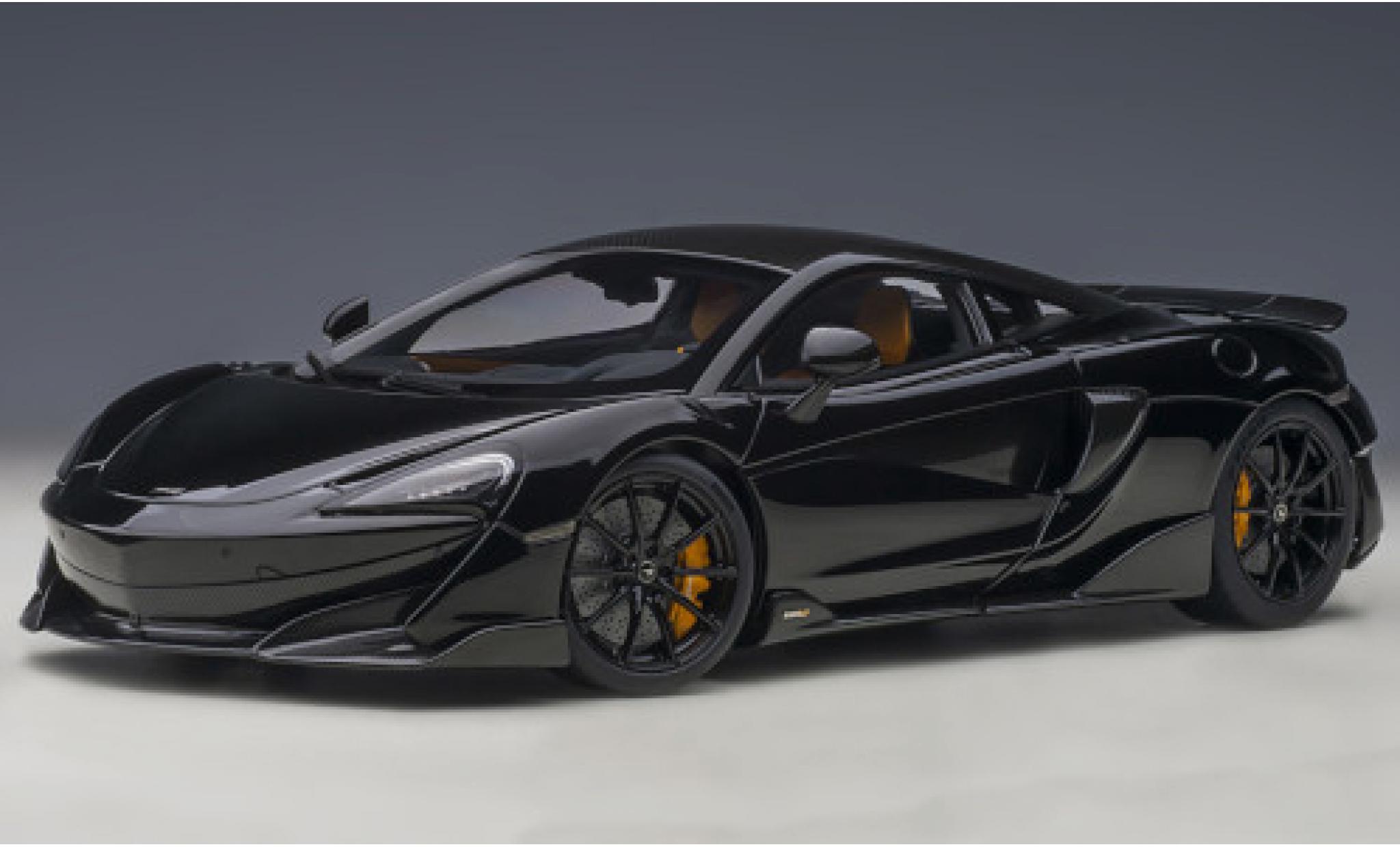 McLaren 600 1/18 AUTOart LT black 2019 diecast model cars