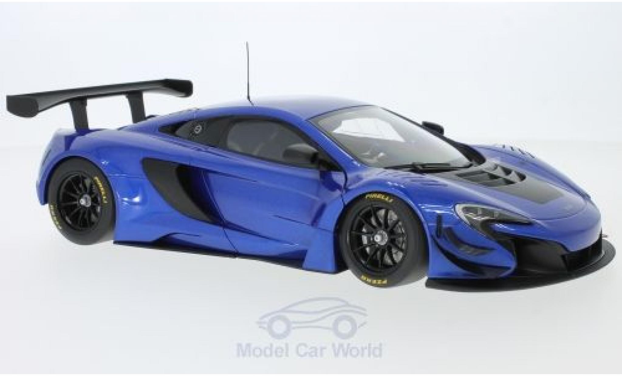 McLaren 650 1/18 AUTOart S GT3 blue/black 2014 diecast model cars