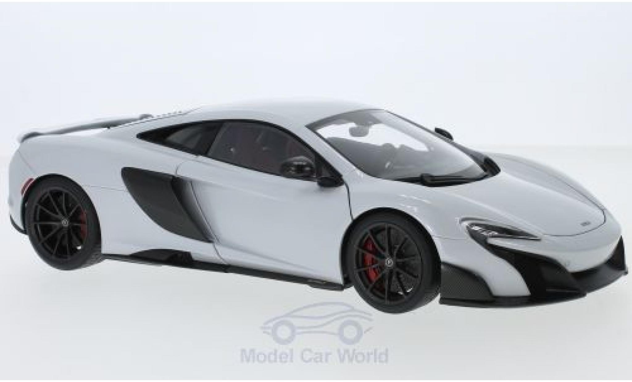 McLaren 675 1/18 AUTOart LT white 2016 diecast model cars