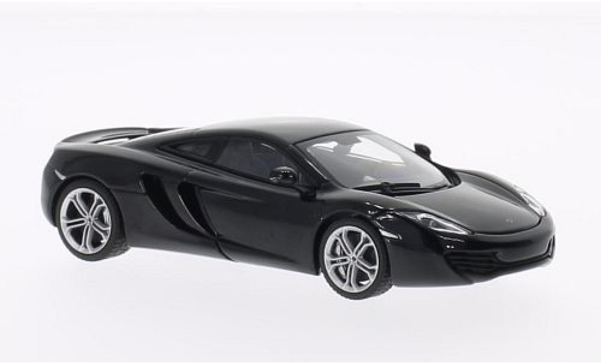 McLaren MP4-12C 1/43 AUTOart black 2011 diecast model cars