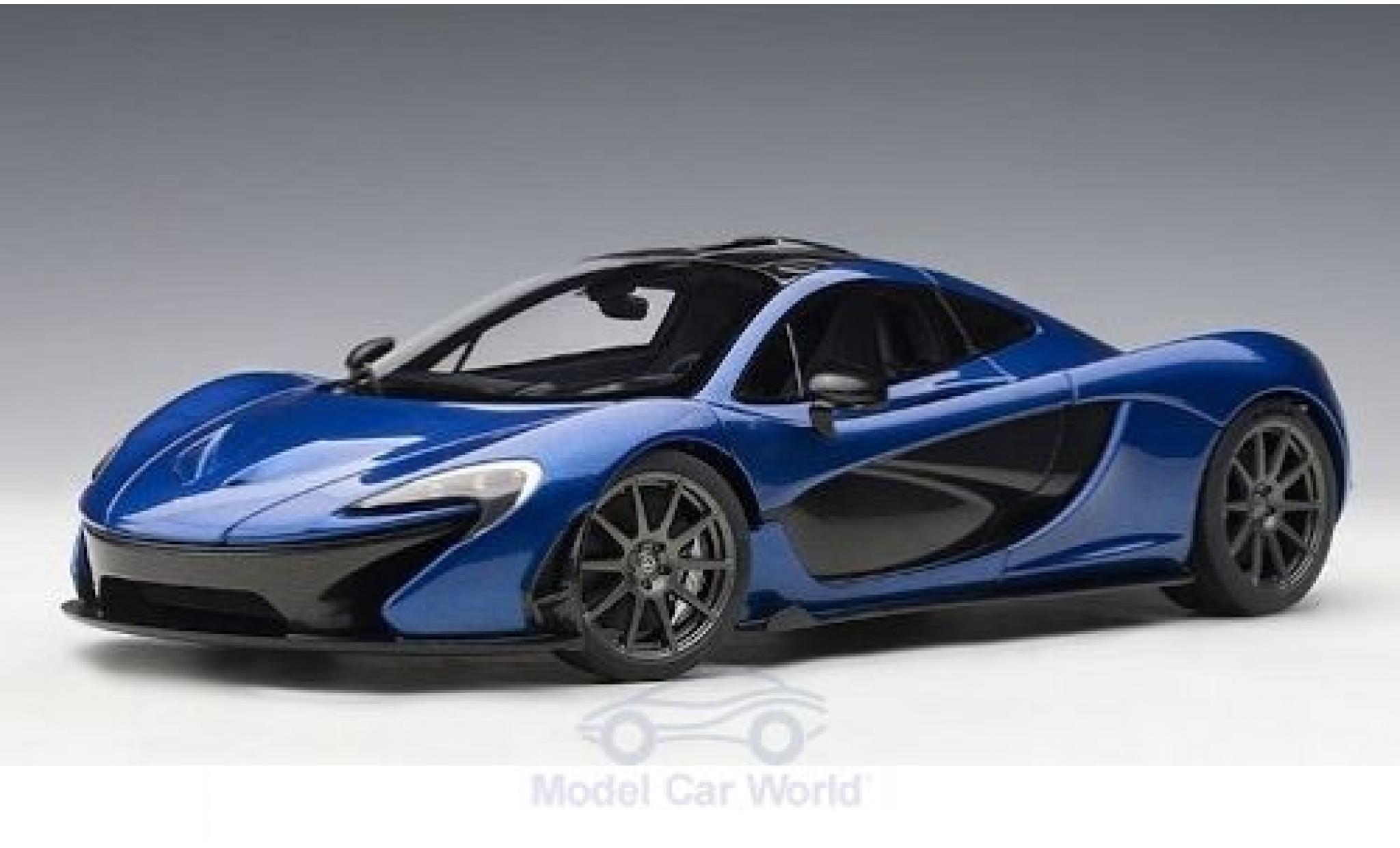 McLaren P1 1/18 AUTOart metallic blue 2013 diecast model cars