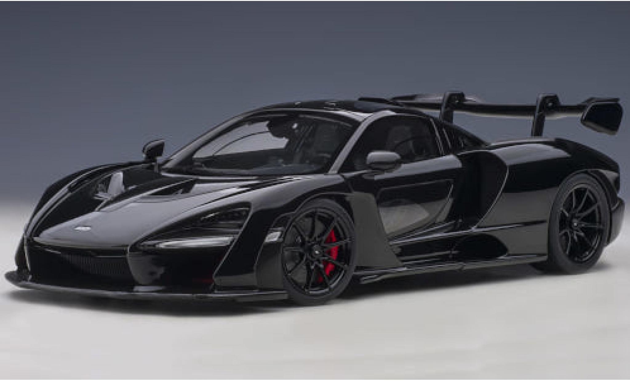 McLaren Senna 1/18 AUTOart black/carbon 2018 diecast model cars
