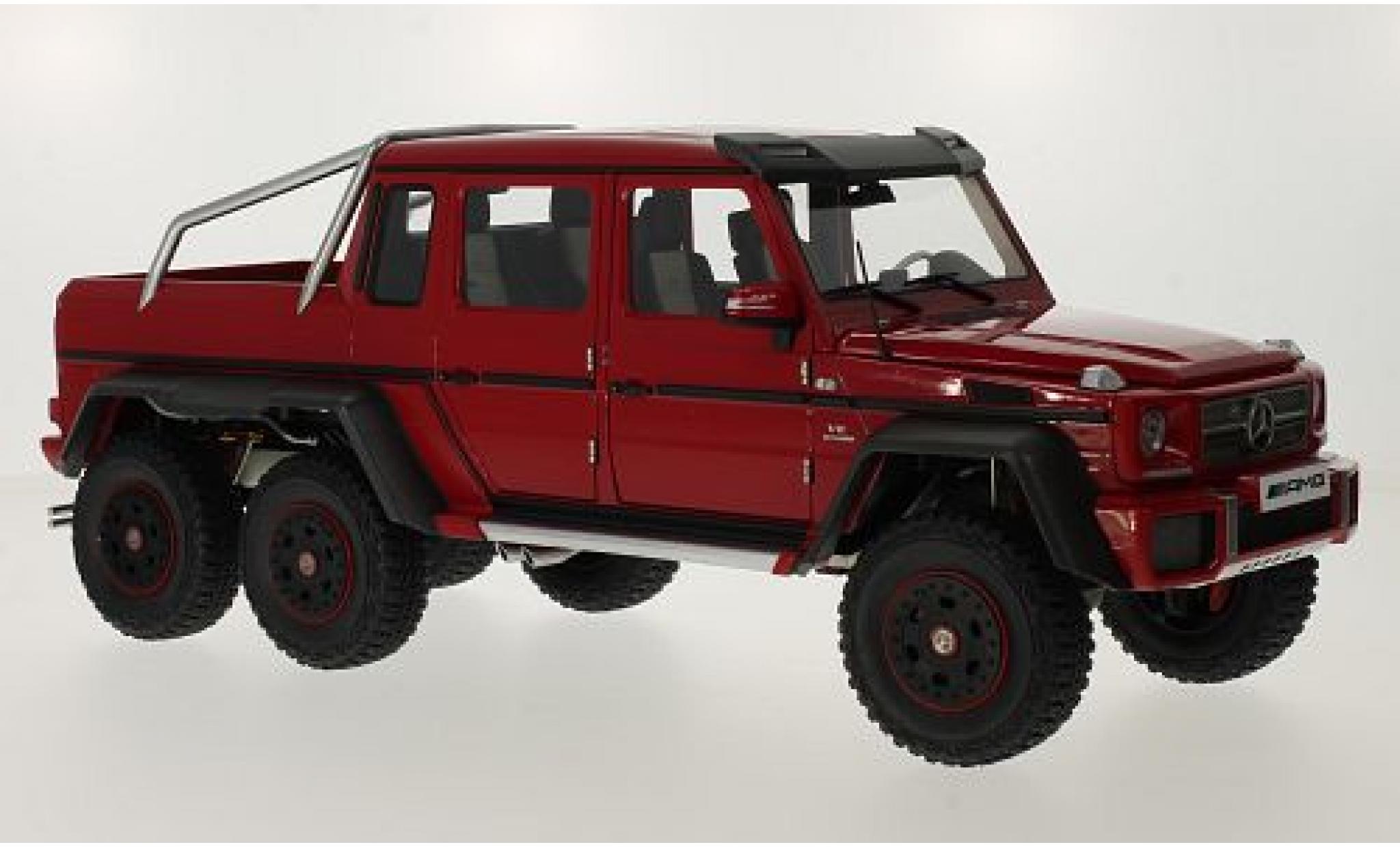 Mercedes Classe G 1/18 AUTOart AMG G63 6x6 red 2013 diecast model cars