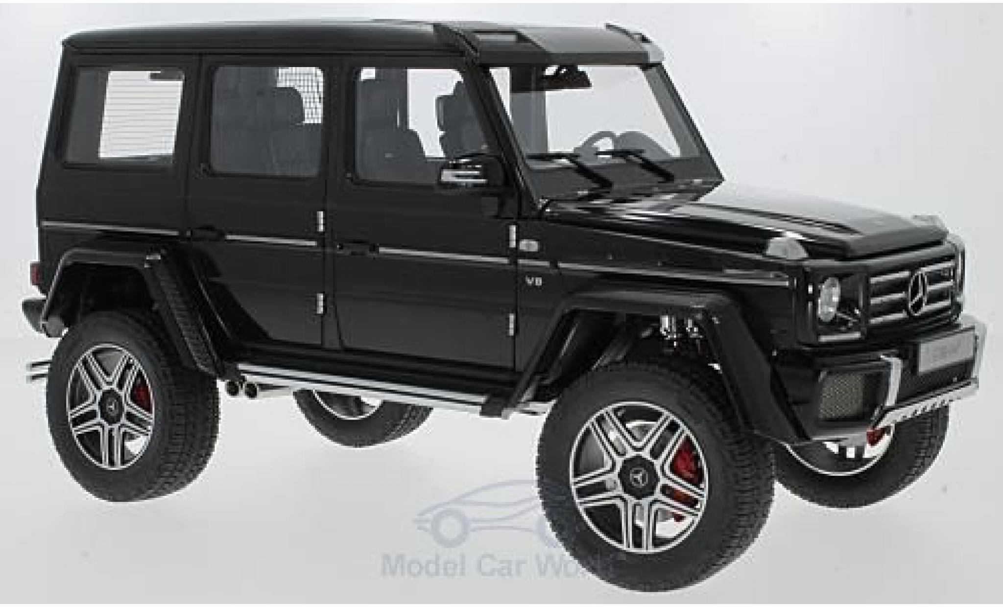 Mercedes Classe G 1/18 AUTOart G500 4x4 black 2016 diecast model cars