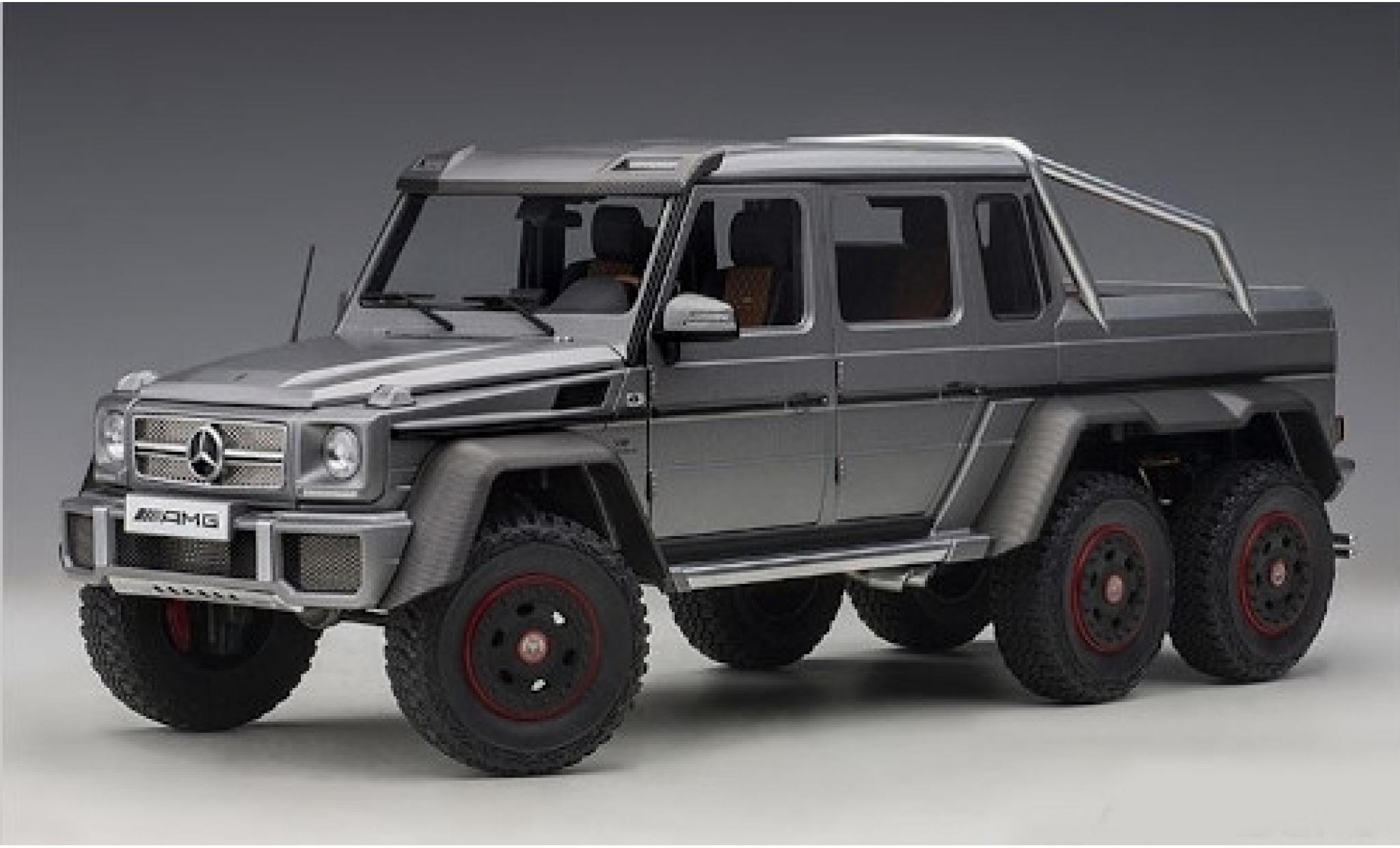 Mercedes Classe G 1/18 AUTOart G63 AMG 6x6 matt-grey 2013 diecast model cars
