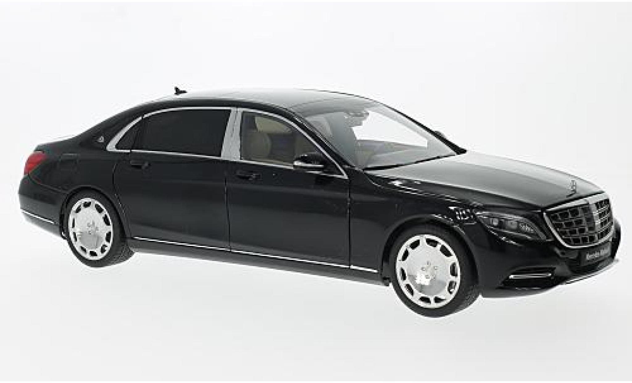 Mercedes CLA 1/18 AUTOart Maybach Classe S (S600) (SWB) black 2015 diecast model cars
