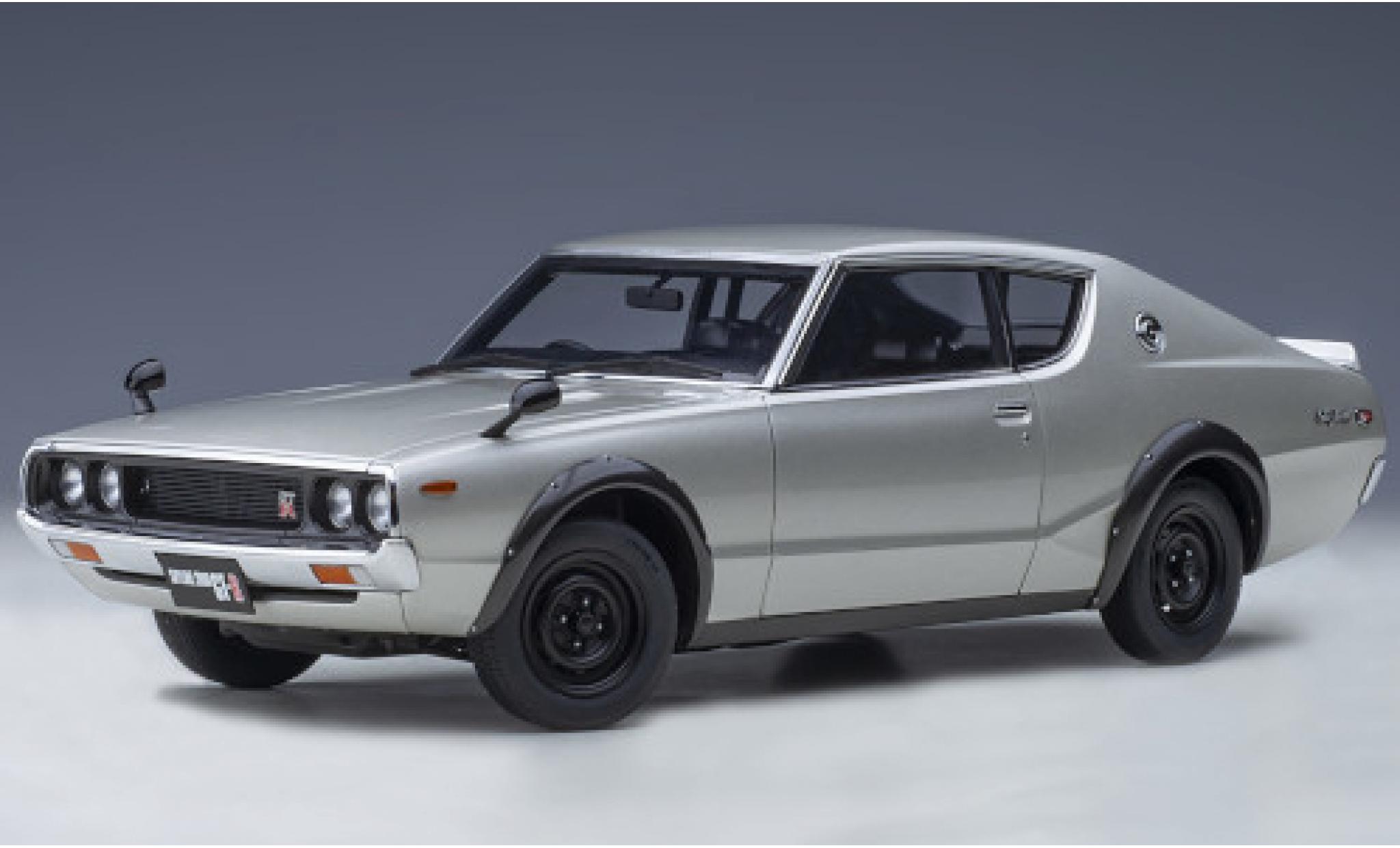 Nissan Skyline 1/18 AUTOart 2000 GT-R (KPGC110) grey RHD 1973 diecast model cars
