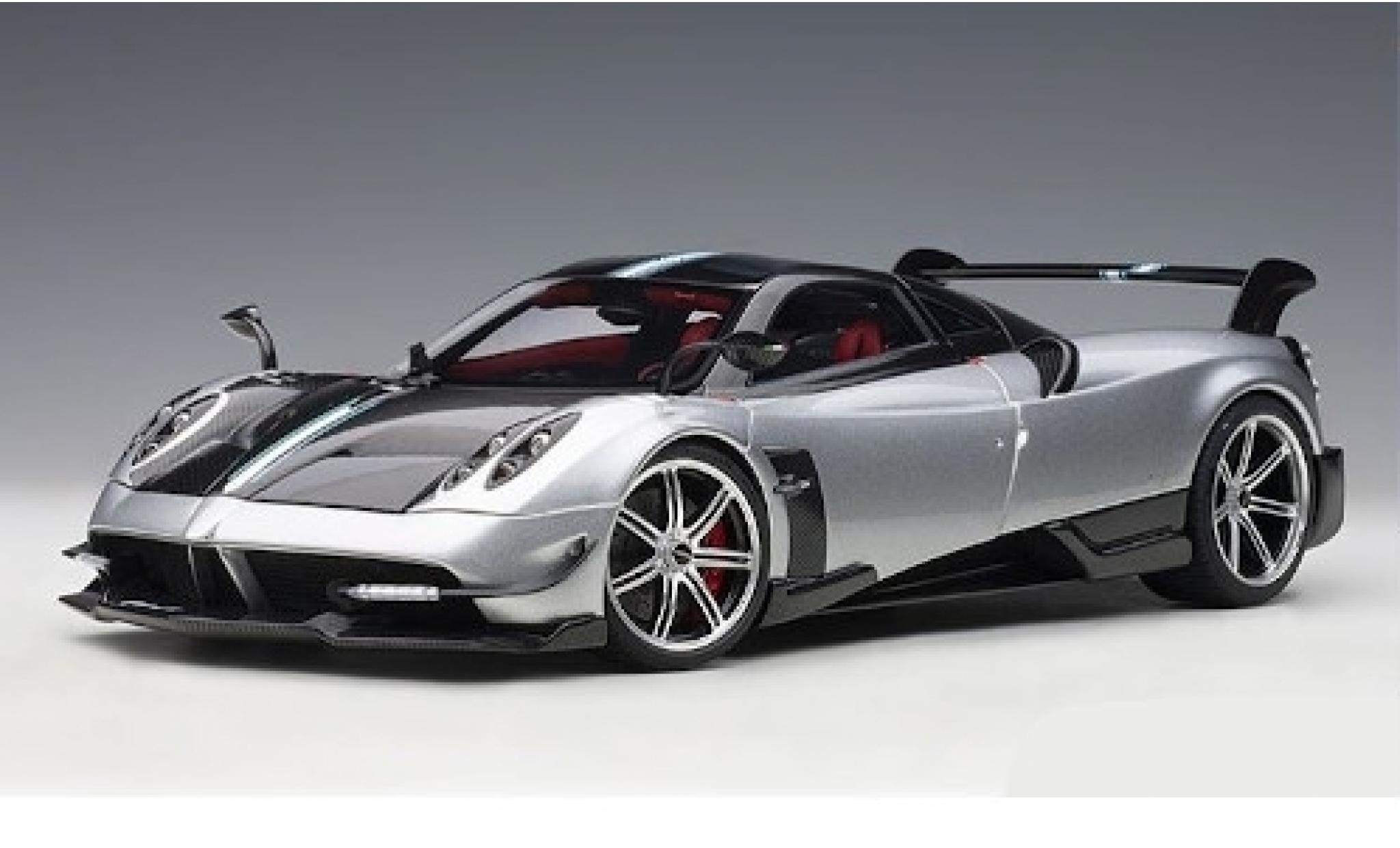 Pagani Huayra 1/18 AUTOart BC grey/carbon 2016 diecast model cars