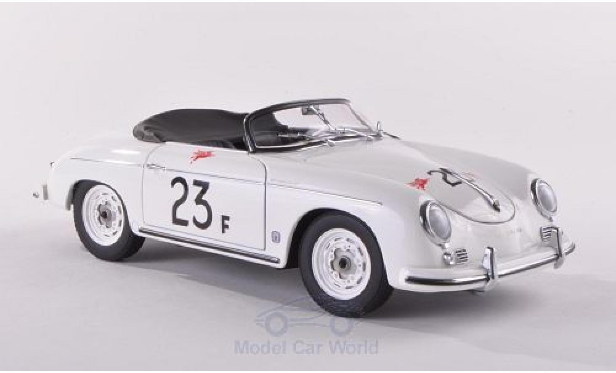 Porsche 356 1/18 AUTOart A Speedster white No.23 1955 James Dean diecast model cars