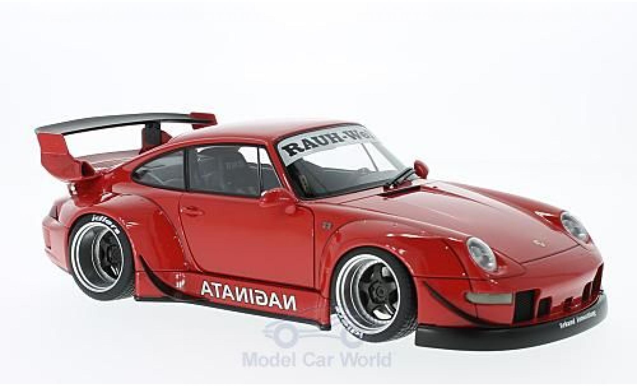 Porsche 993 RWB 1/18 AUTOart 911 () RWB red Rauh Welt greye Felgen diecast model cars