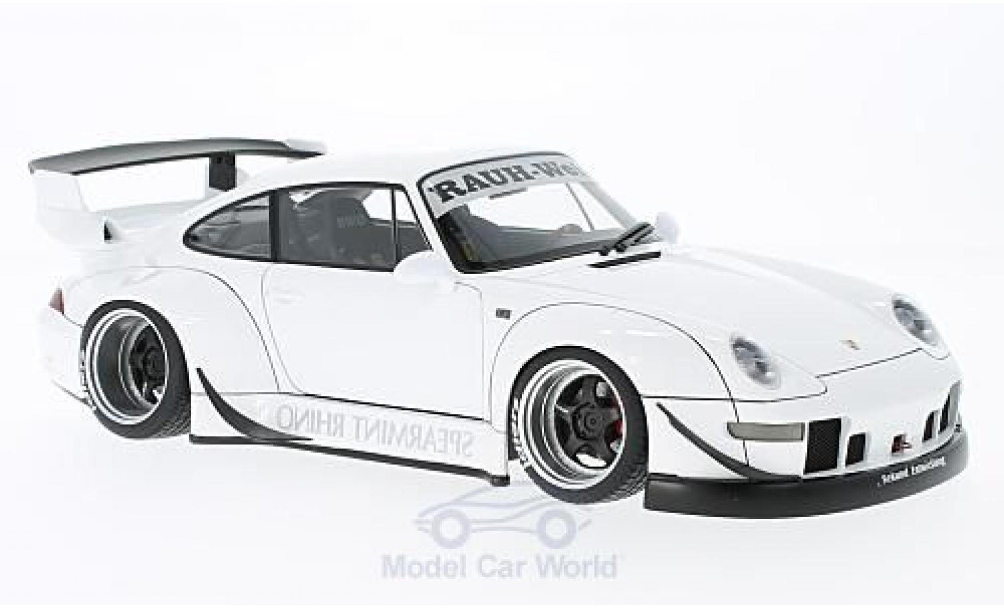 Porsche 993 RWB 1/18 AUTOart 911 () RWB white Rauh Welt ohne Vitrine diecast model cars