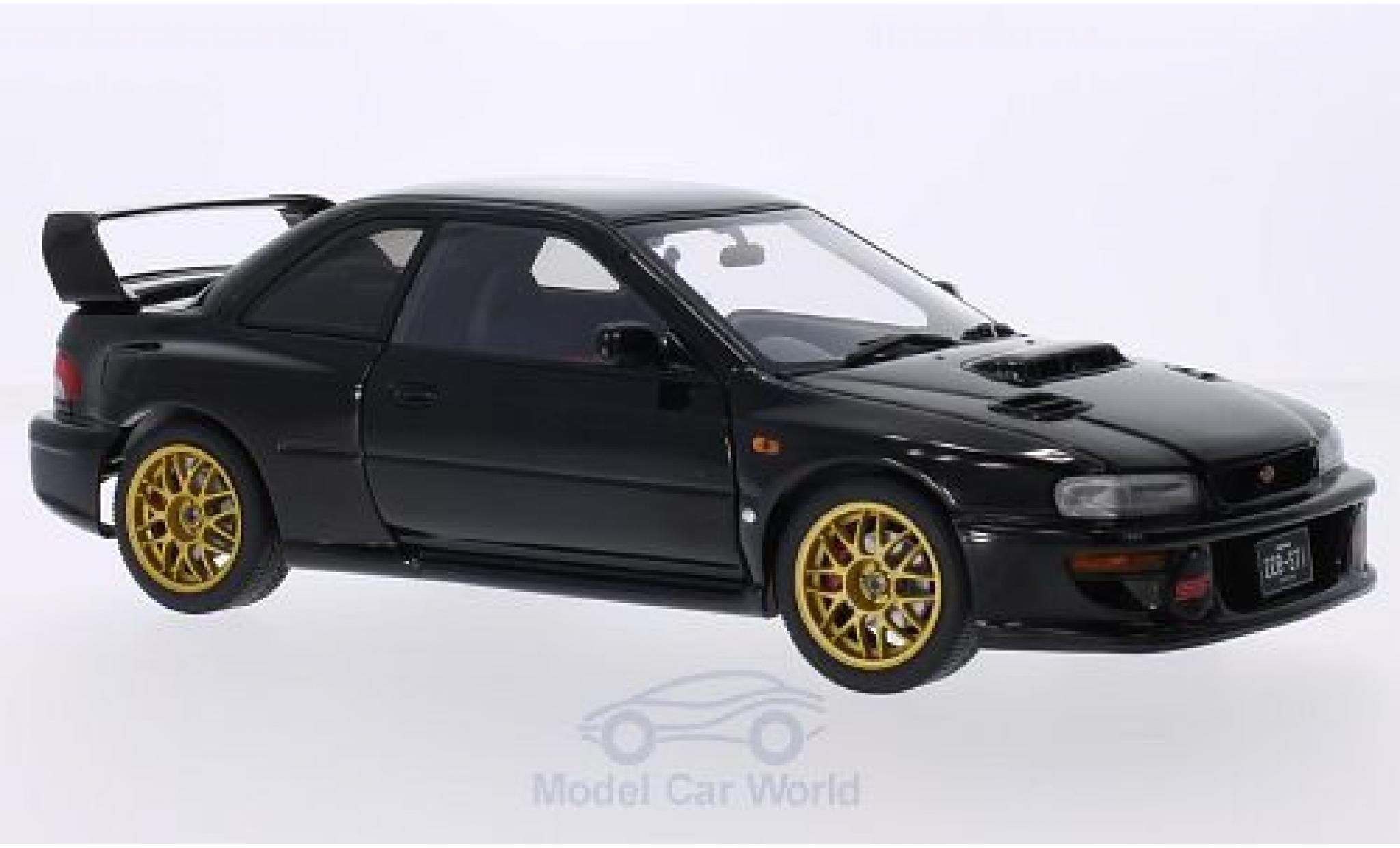 Subaru Impreza 1/18 AUTOart 22B black 1998 diecast model cars