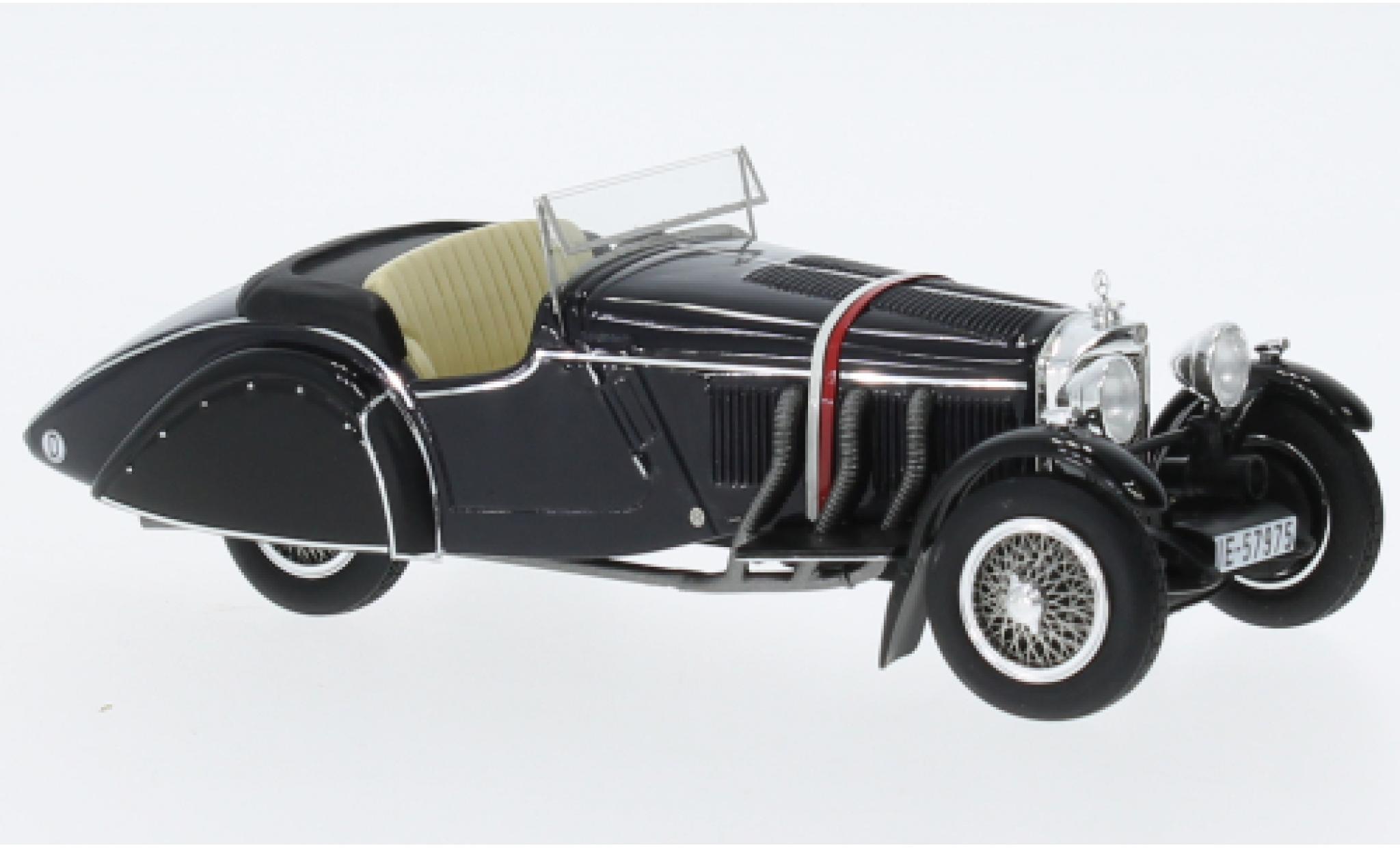 Mercedes SSK 1/43 AutoCult Gl&auml;ser black 1931 diecast model cars