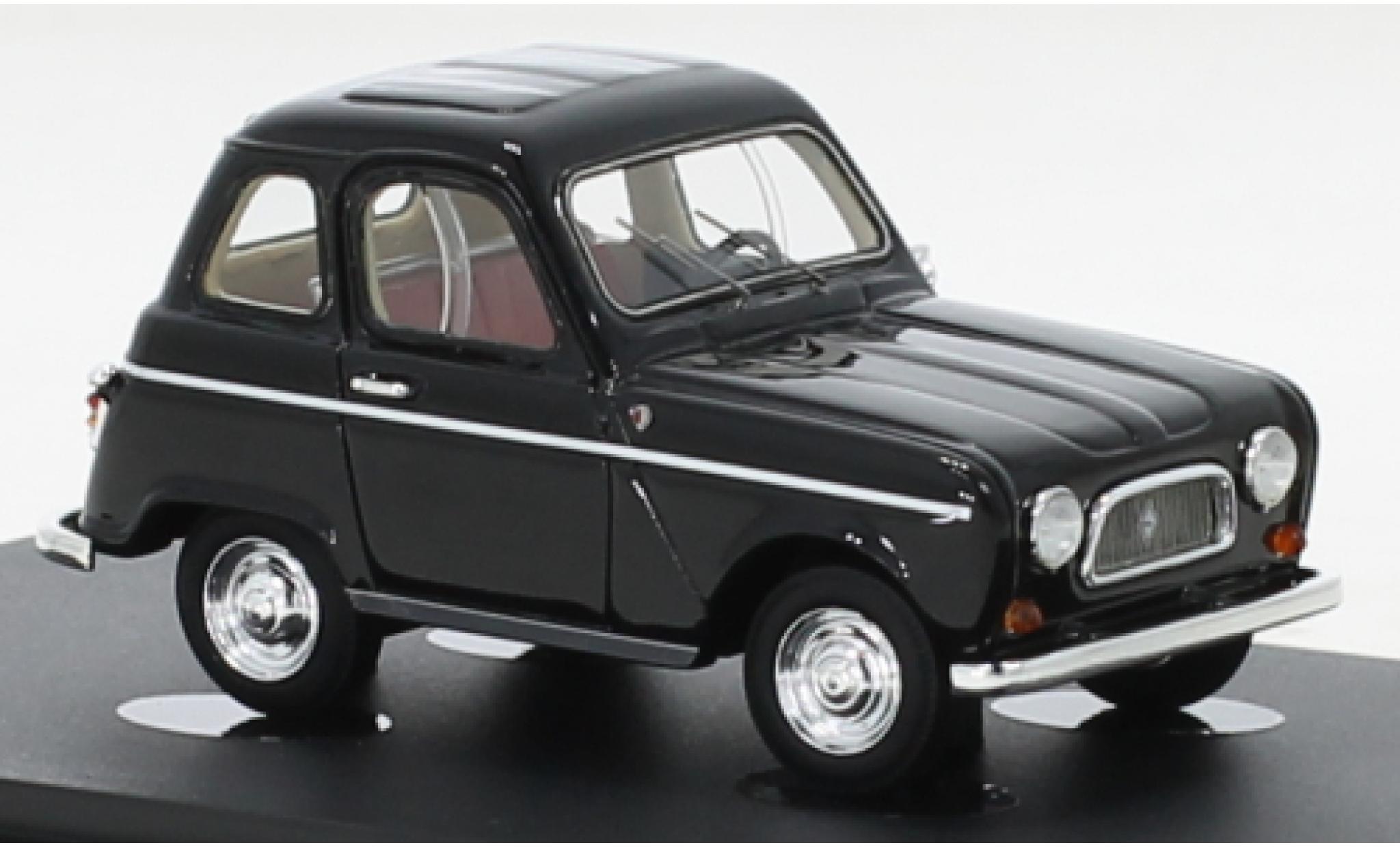 Renault 4 1/43 AutoCult Bertin black 1969 diecast model cars