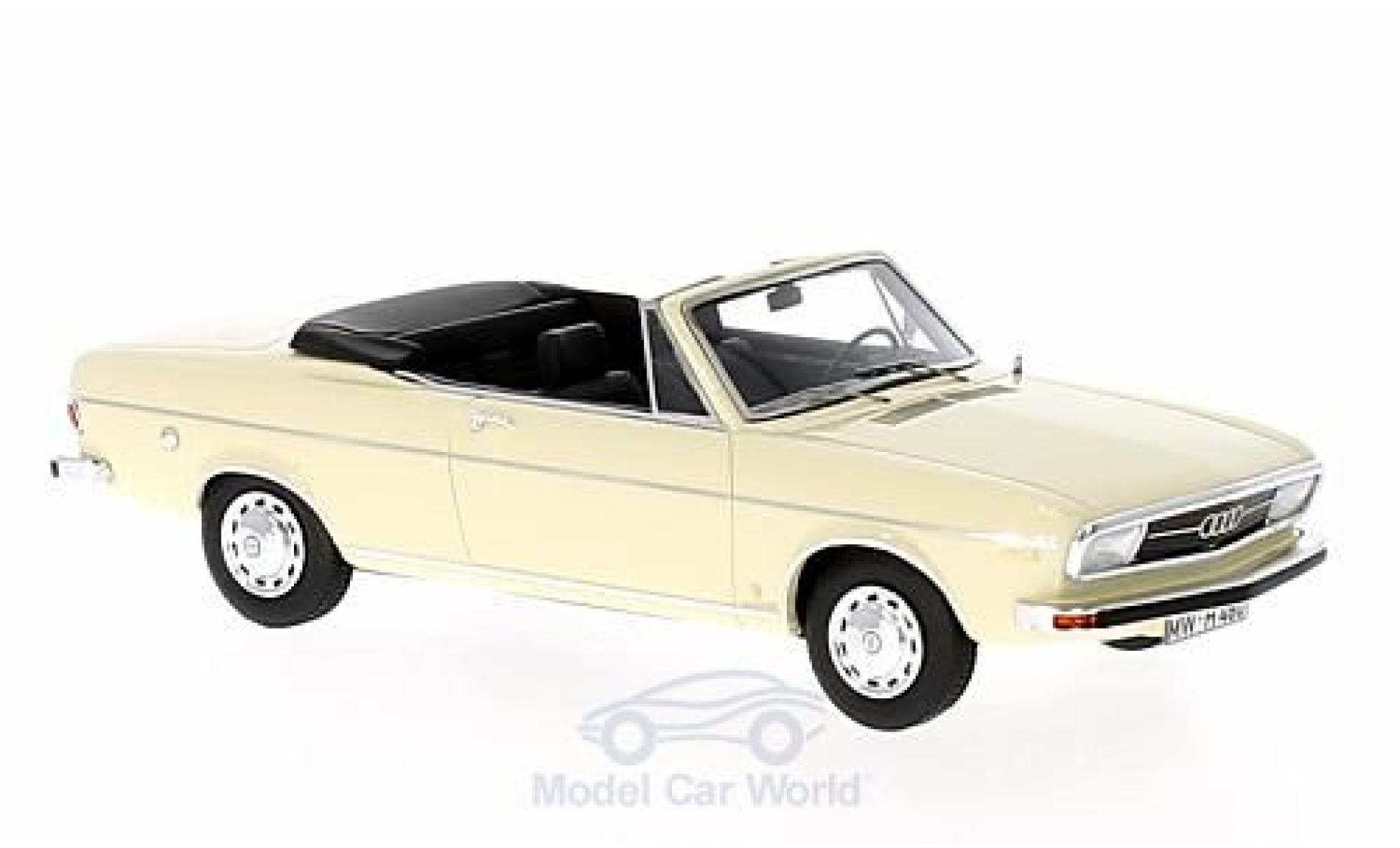 Audi 100 LS 1/43 AutoCult LS Convertible beige 1969 diecast model cars