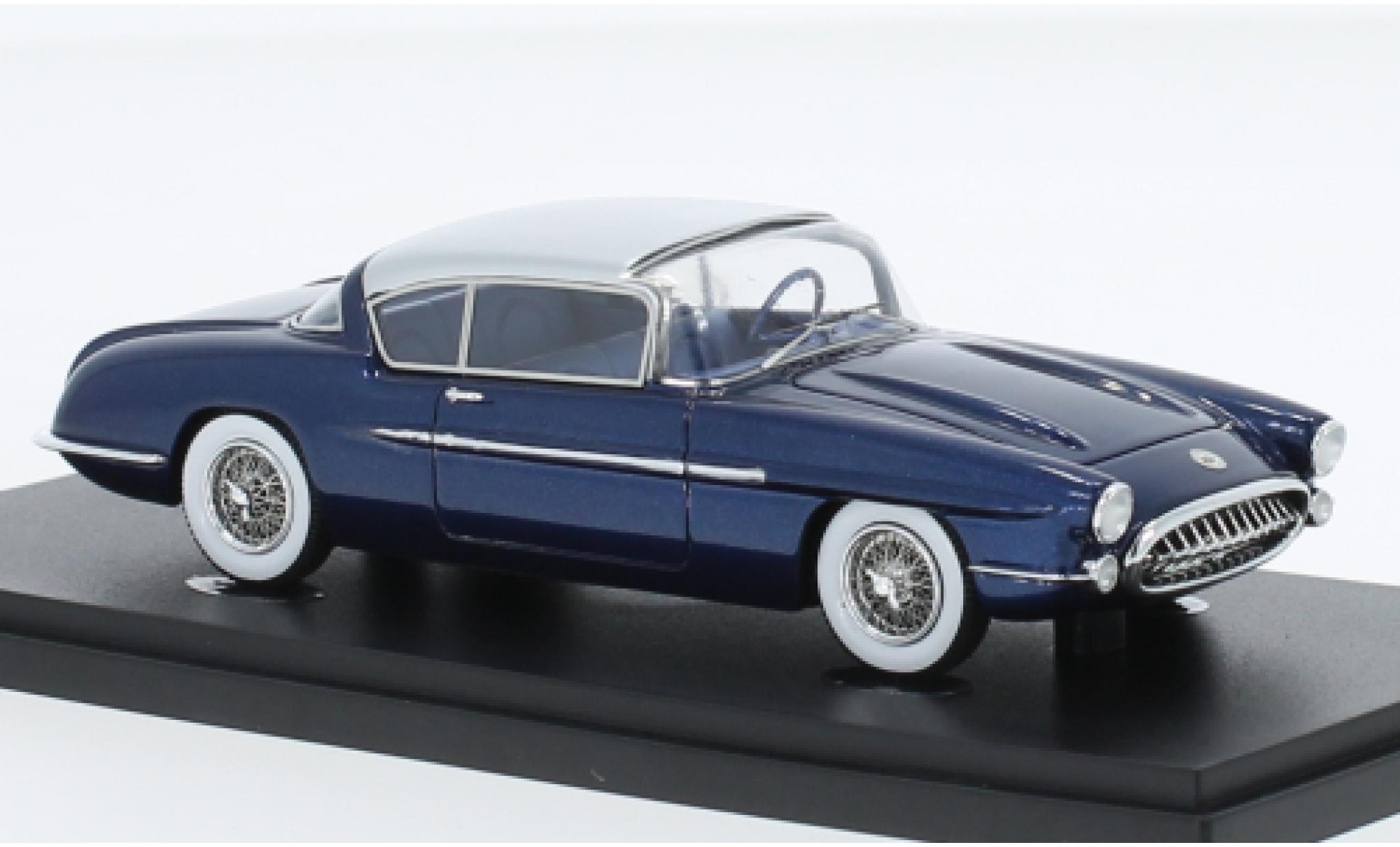 Chevrolet Corvette 1/43 AutoCult Autocult/Avenue 43 Impala XP-101 metallise blue fonc&eacute;/d 1956 diecast model cars