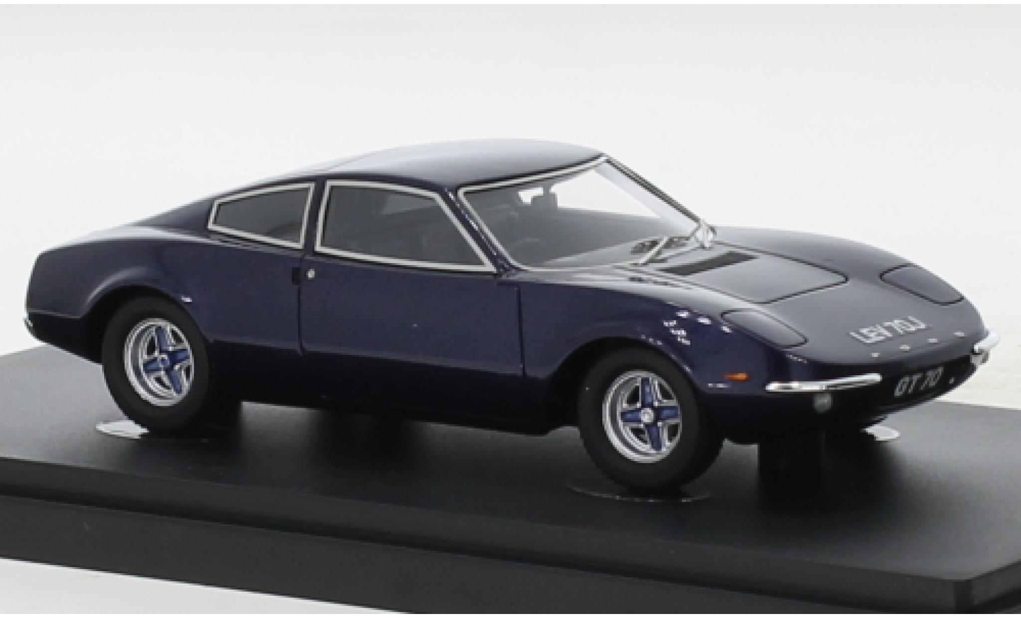 Ford GT 1/43 AutoCult Autocult/Avenue 43 70 blue fonc&eacute; RHD 1970 diecast model cars