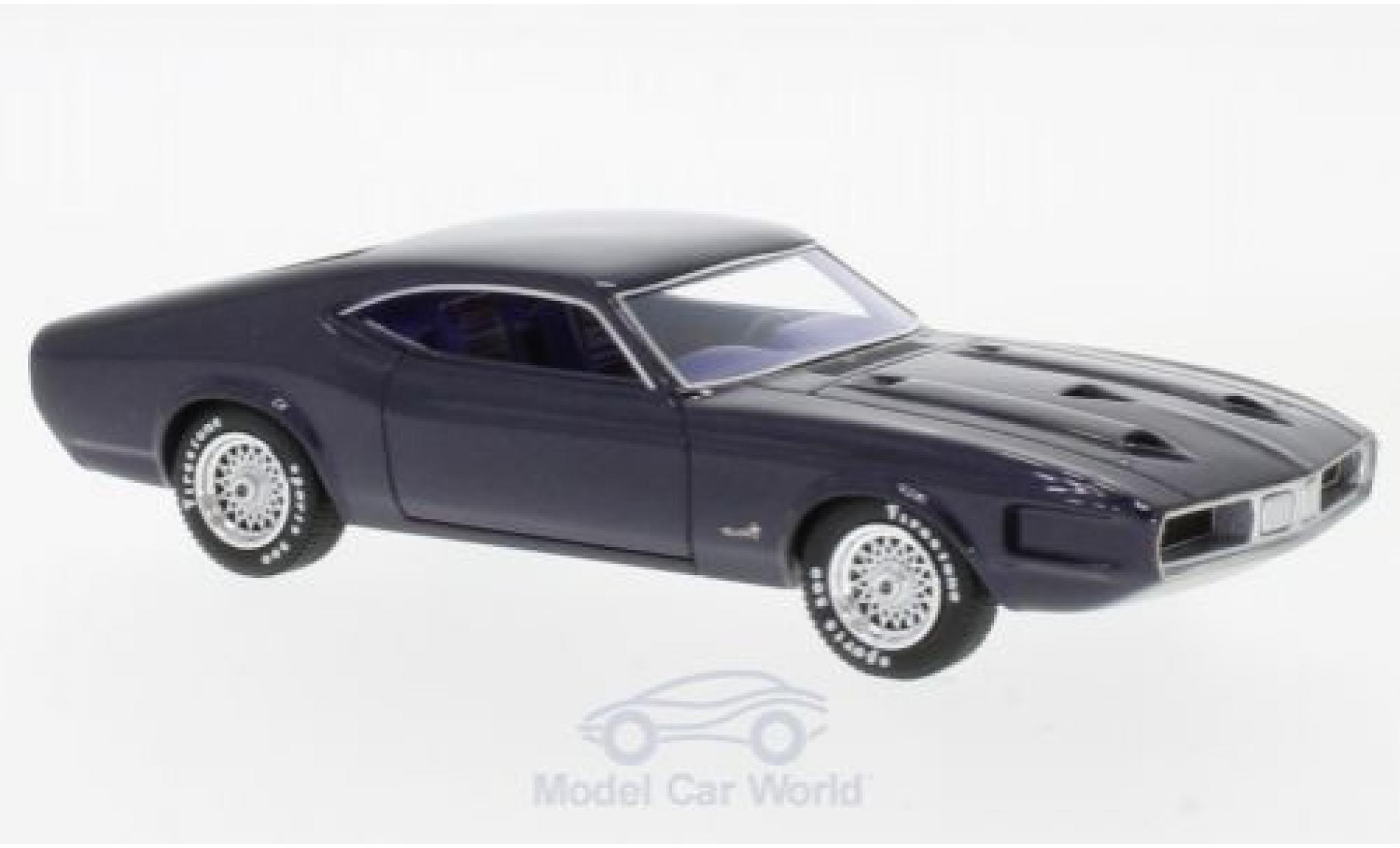 Ford Mustang 1970 1/43 AutoCult Milano metallic purple 1970 diecast model cars