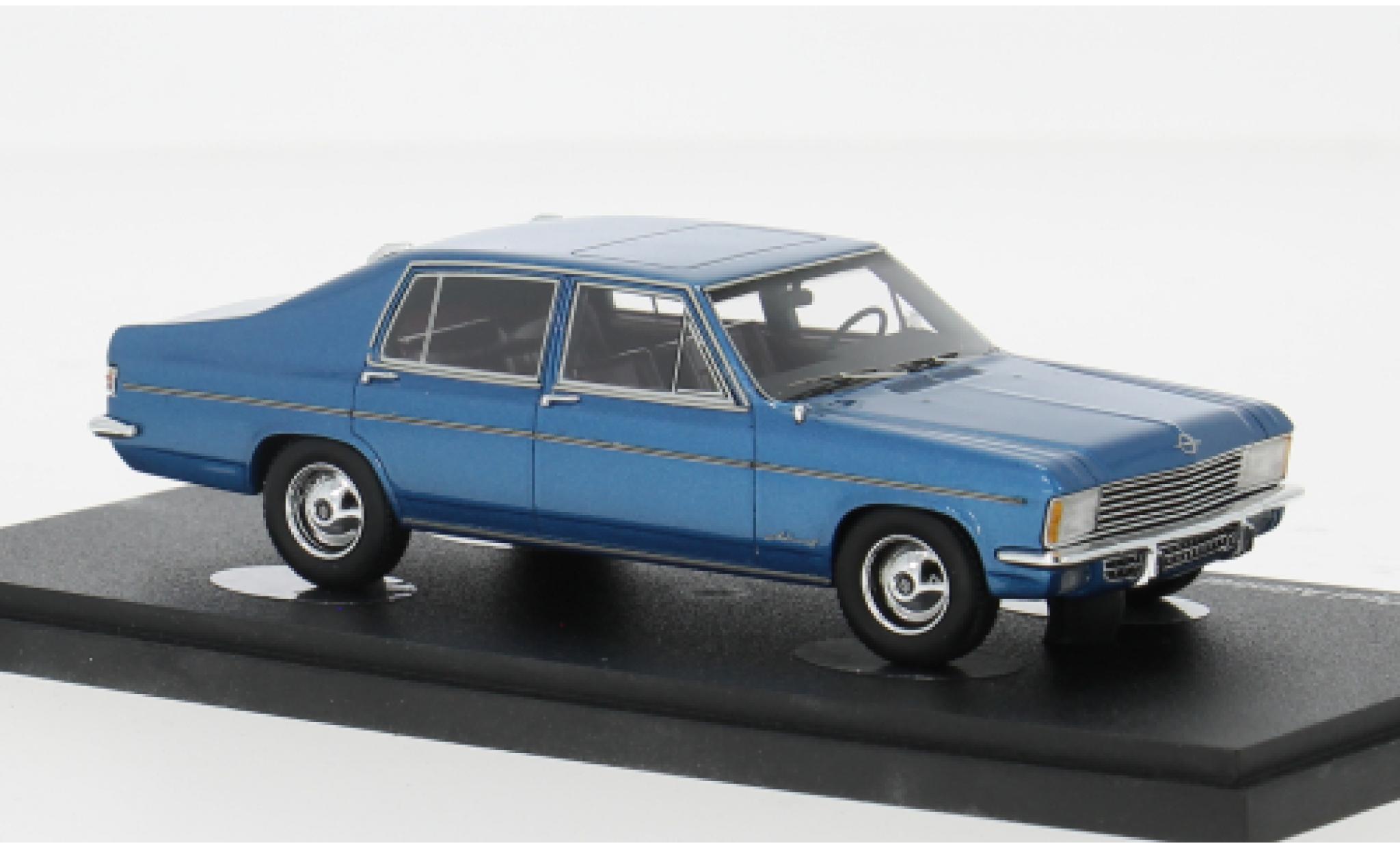 Opel Admiral 1/43 AutoCult B blue 1972 1:43 diecast model cars