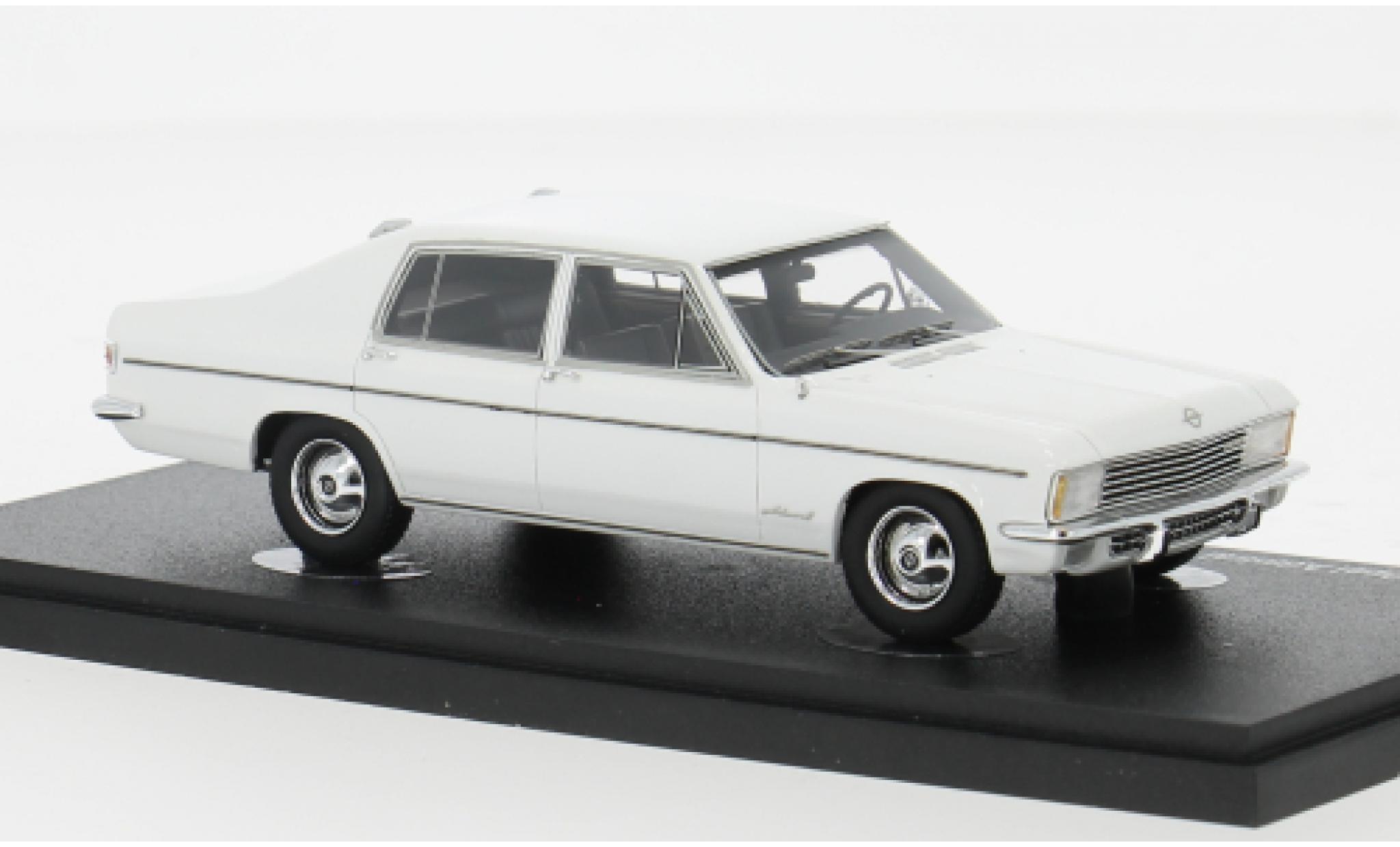 Opel Admiral 1/43 AutoCult B white 1972 1:43 diecast model cars