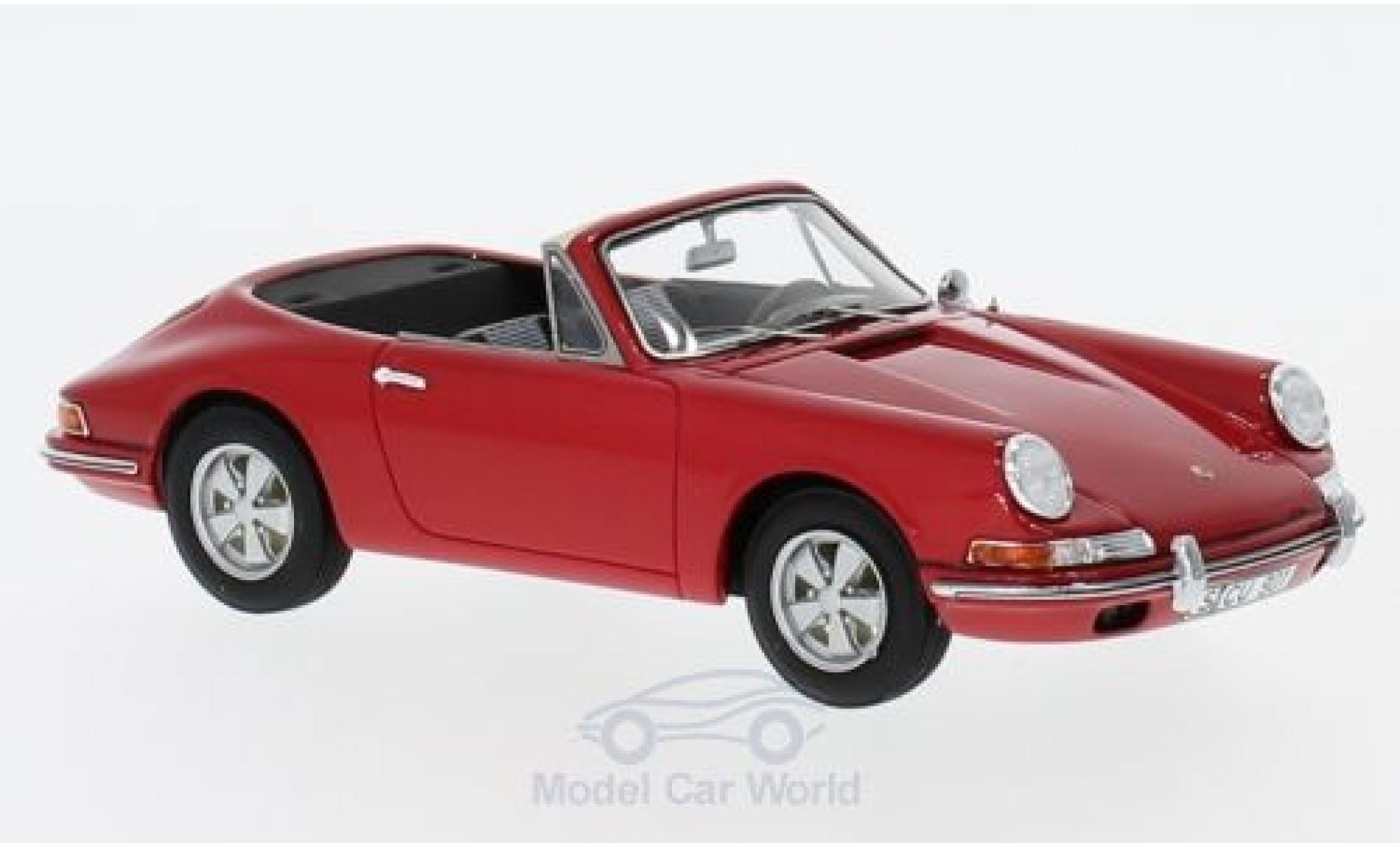 Porsche 901 1/43 AutoCult Convertible Karmann red diecast model cars