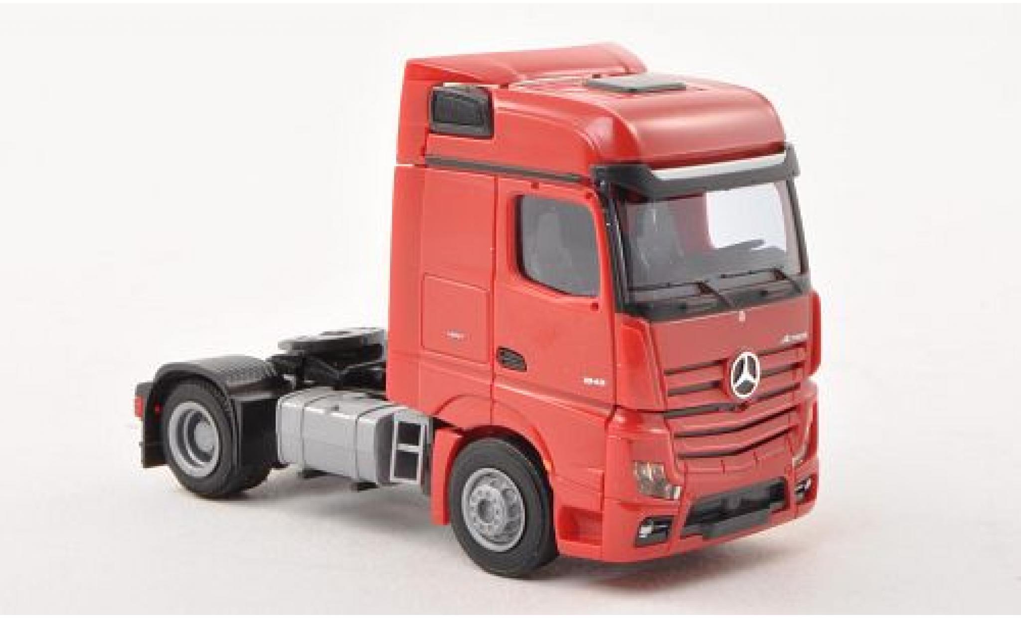 Mercedes Actros 1/87 AWM 2 Bigspace/Aerop. red Solo-Zugmaschine 2-achsig red diecast model cars