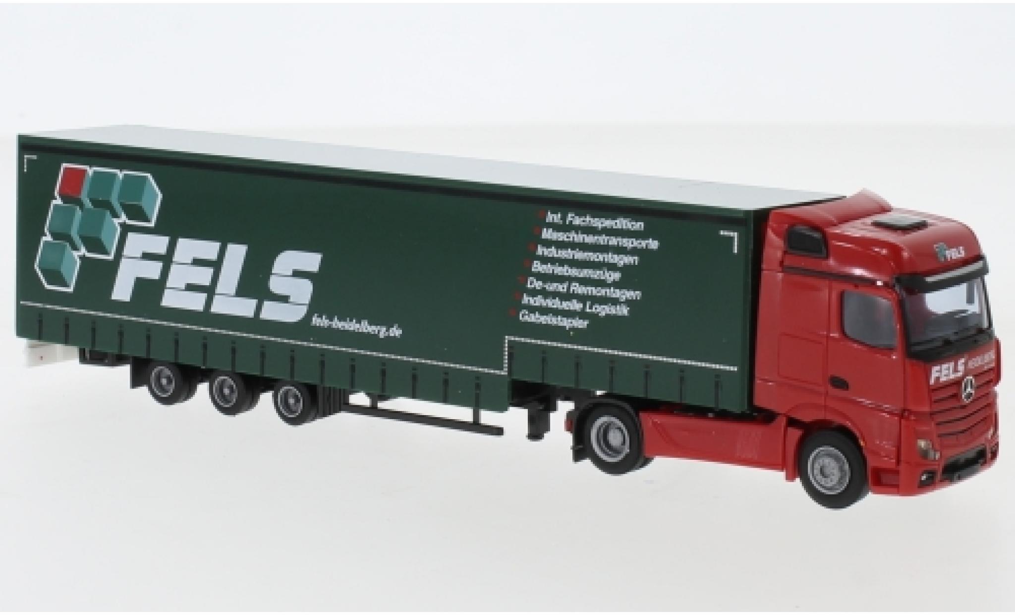 Mercedes Actros 1/87 AWM 5 BigSpace/Aerop. Fels Jumbo-camion avec bache diecast model cars