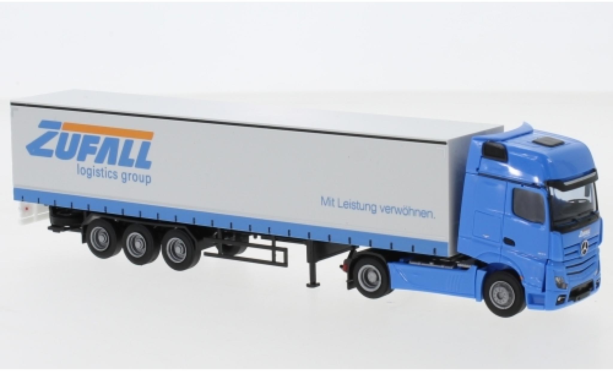 Mercedes Actros 1/87 AWM 5 GigaSpace/Aerop. Zufall camion avec bache diecast model cars