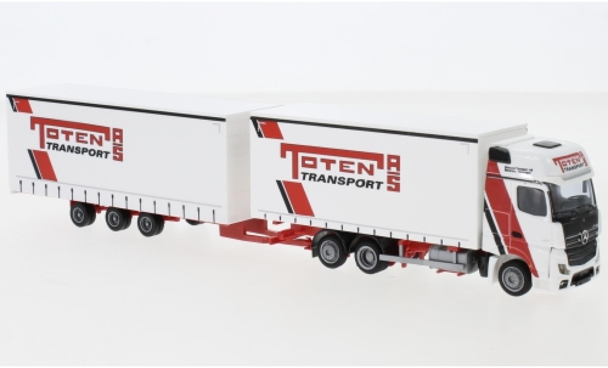 Mercedes Actros 1/87 AWM 5 GigaSpace Toten Transport AS Tridemh&auml;ngerzug diecast model cars