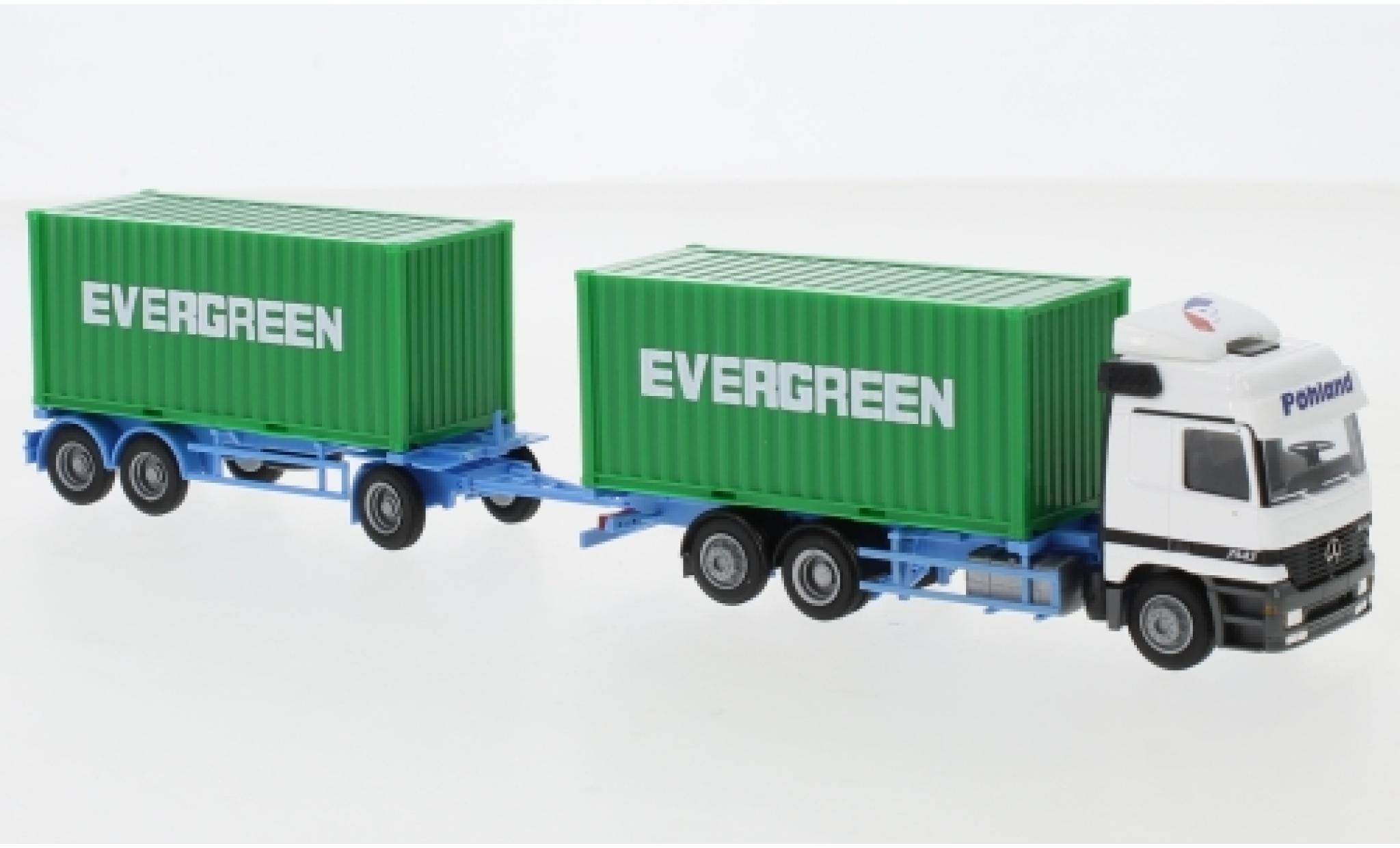 Mercedes Actros 1/87 AWM L Evergreen 2x20 Co.-HZ diecast model cars