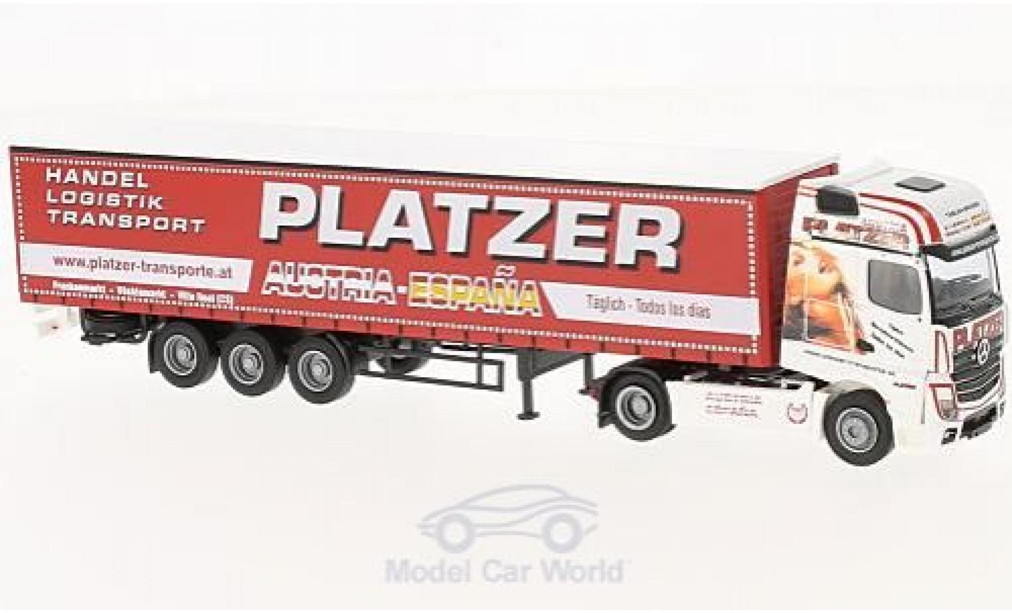 Mercedes Actros 1/87 AWM 2 Big. Aerop. Platzer (A) G-KSZ diecast model cars