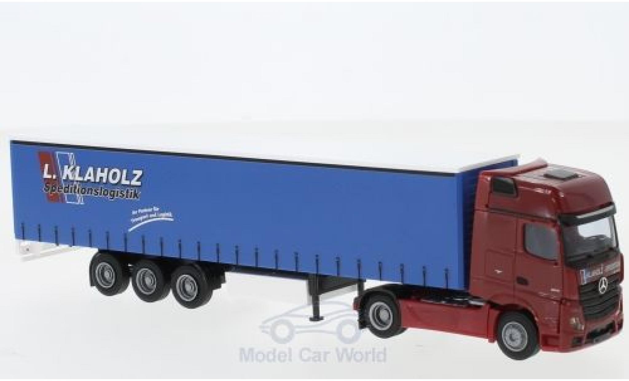 Mercedes Actros 1/87 AWM 2 Giga. / Aerop. Klaholz G-KSZ diecast model cars