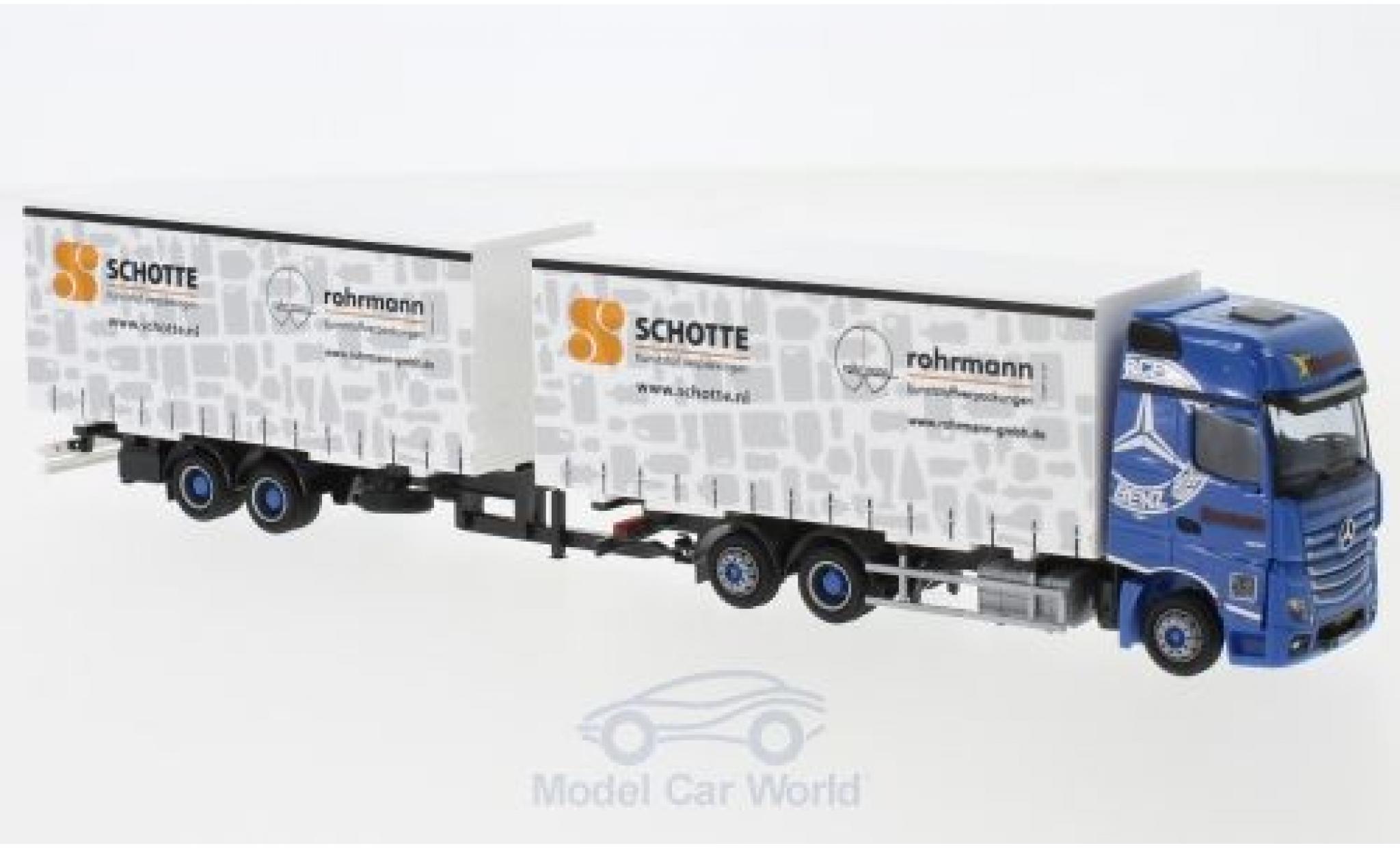 Mercedes Actros 1/87 AWM 2 Gigaspace Konermann G-WkTaHZ diecast model cars