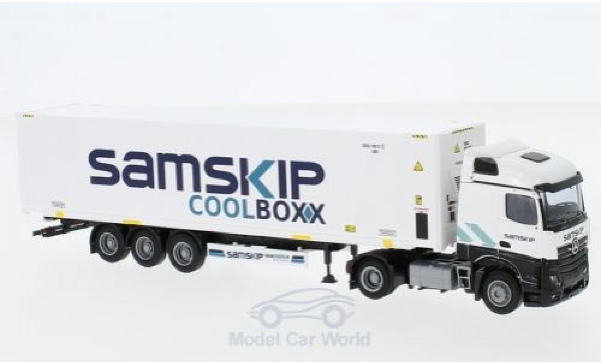Mercedes Actros 1/87 AWM 2 Stream. / Aerop. Samskip 45 K&uuml;hl-Co.-SZ diecast model cars