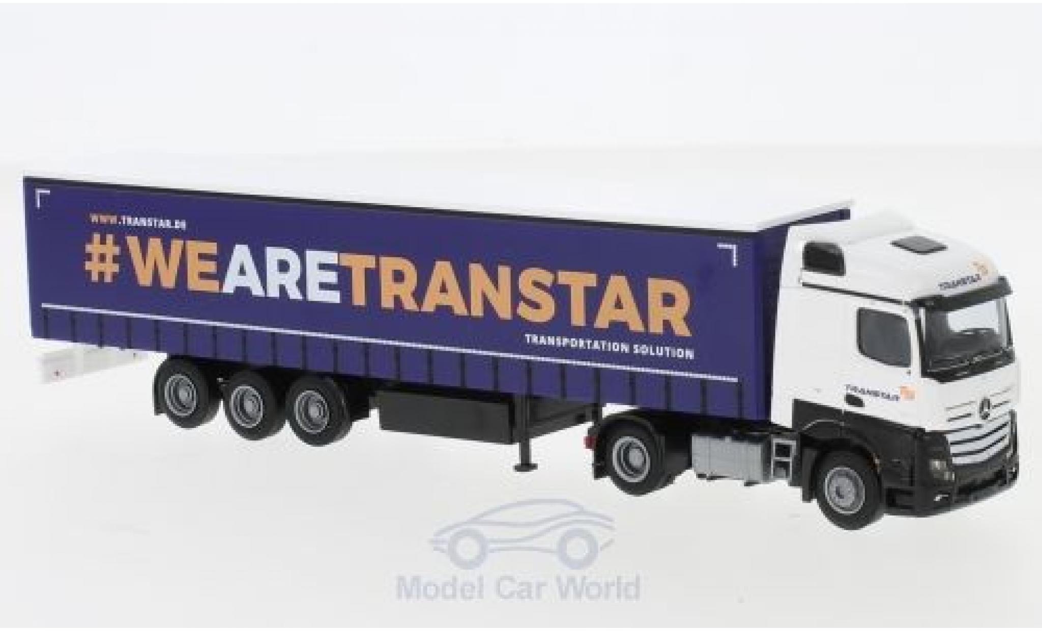 Mercedes Actros 1/87 AWM 2 Stream. / Aerop. Transtar G-KSZ diecast model cars