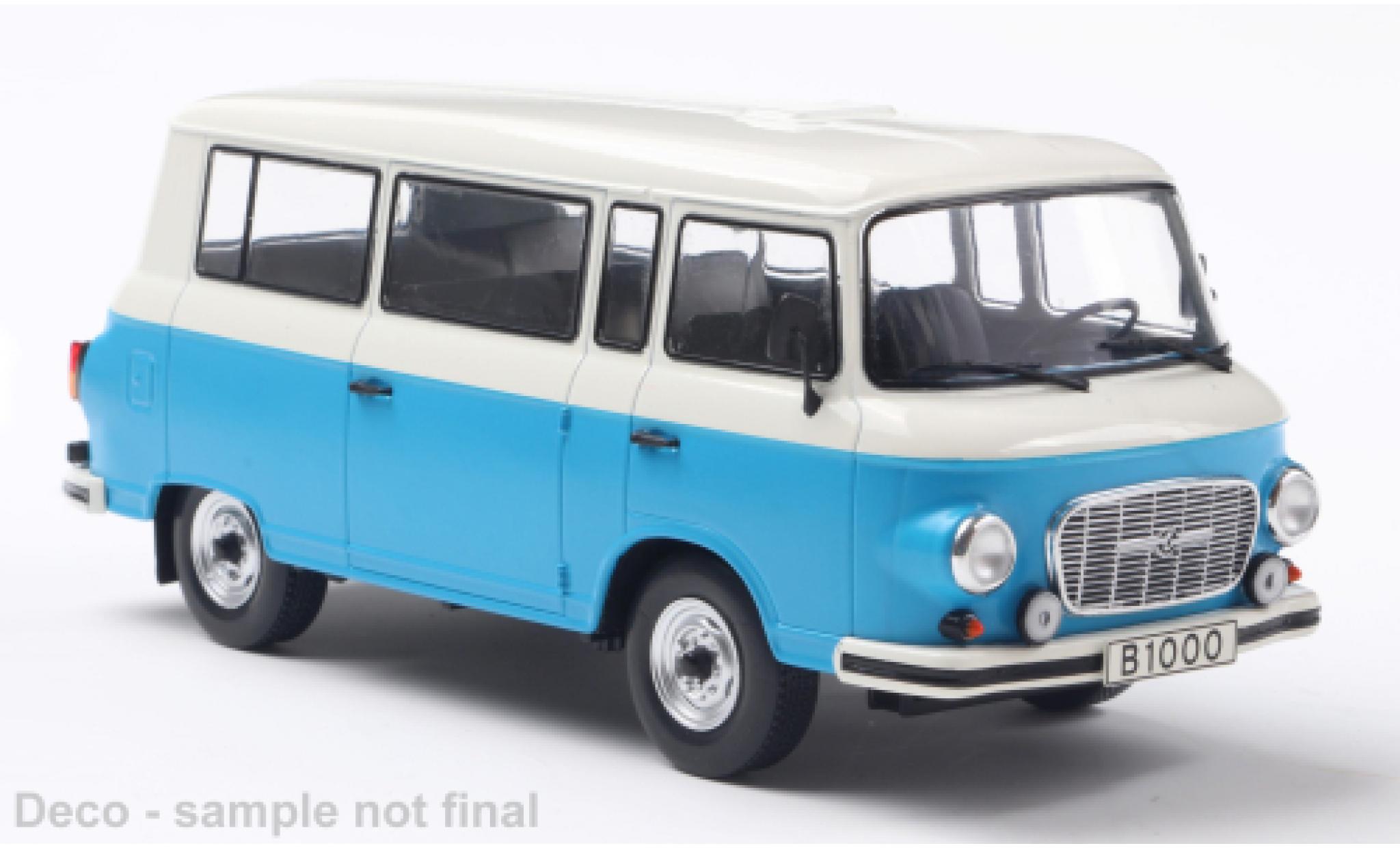 Barkas B 1000 1/24 WhiteBox Bus blue 1:24 diecast model cars